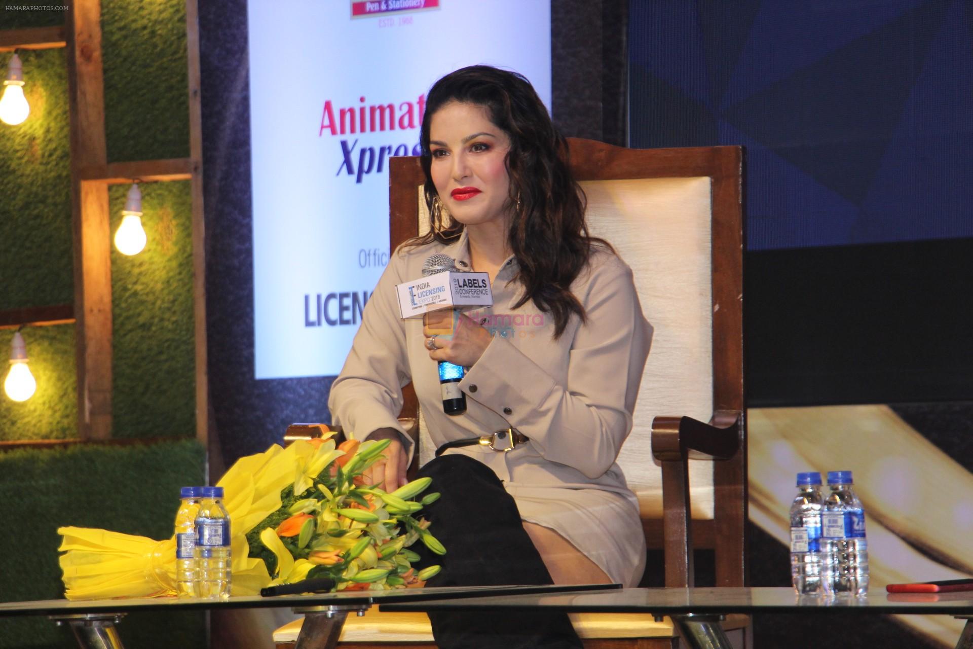 Sunny Leone unveils her fashion brand at India Licensing expo in goregaon on 8th July 2019