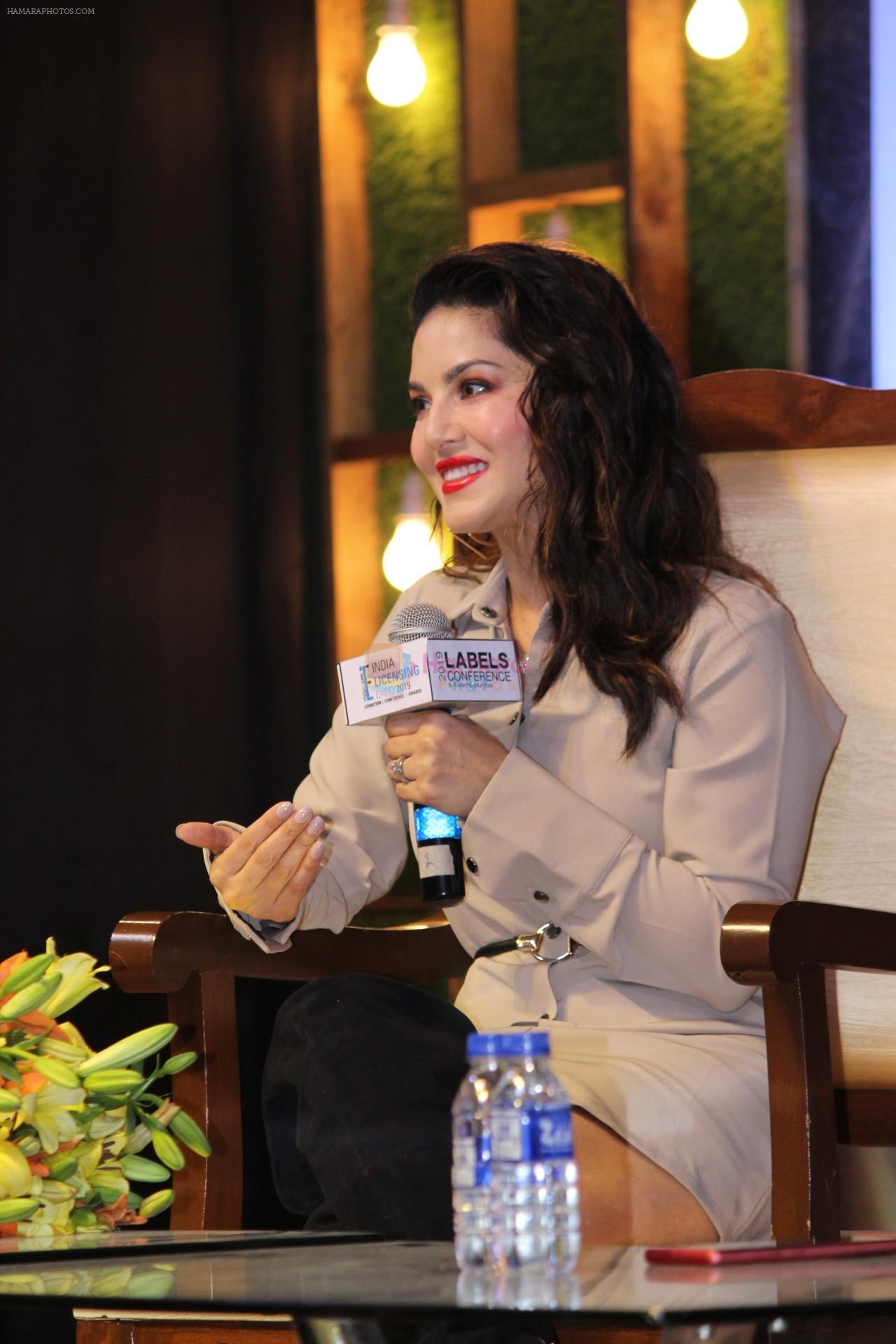 Sunny Leone unveils her fashion brand at India Licensing expo in goregaon on 8th July 2019