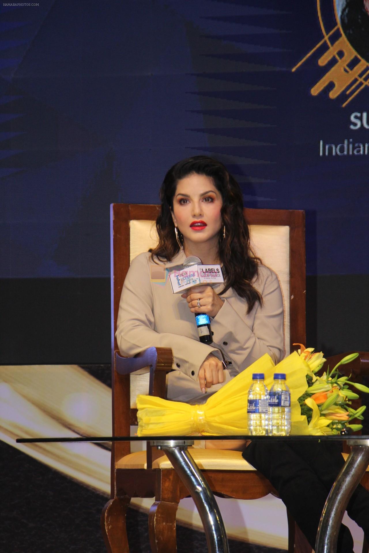 Sunny Leone unveils her fashion brand at India Licensing expo in goregaon on 8th July 2019