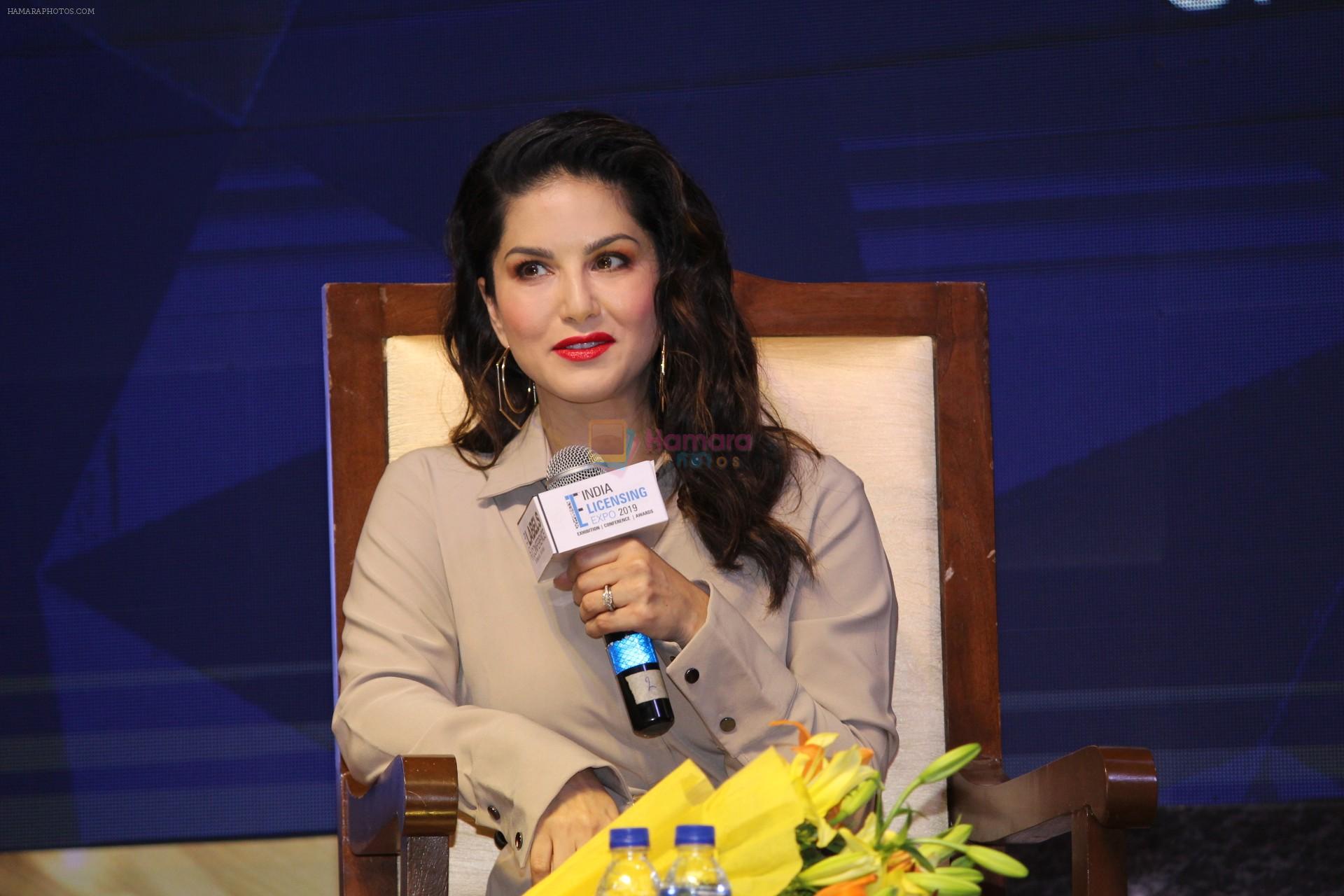 Sunny Leone unveils her fashion brand at India Licensing expo in goregaon on 8th July 2019