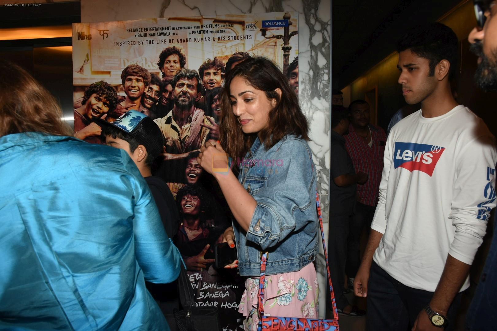 Yami Gautam at the Screening of film Super 30 in Yashraj studios, Andheri on 10th July 2019