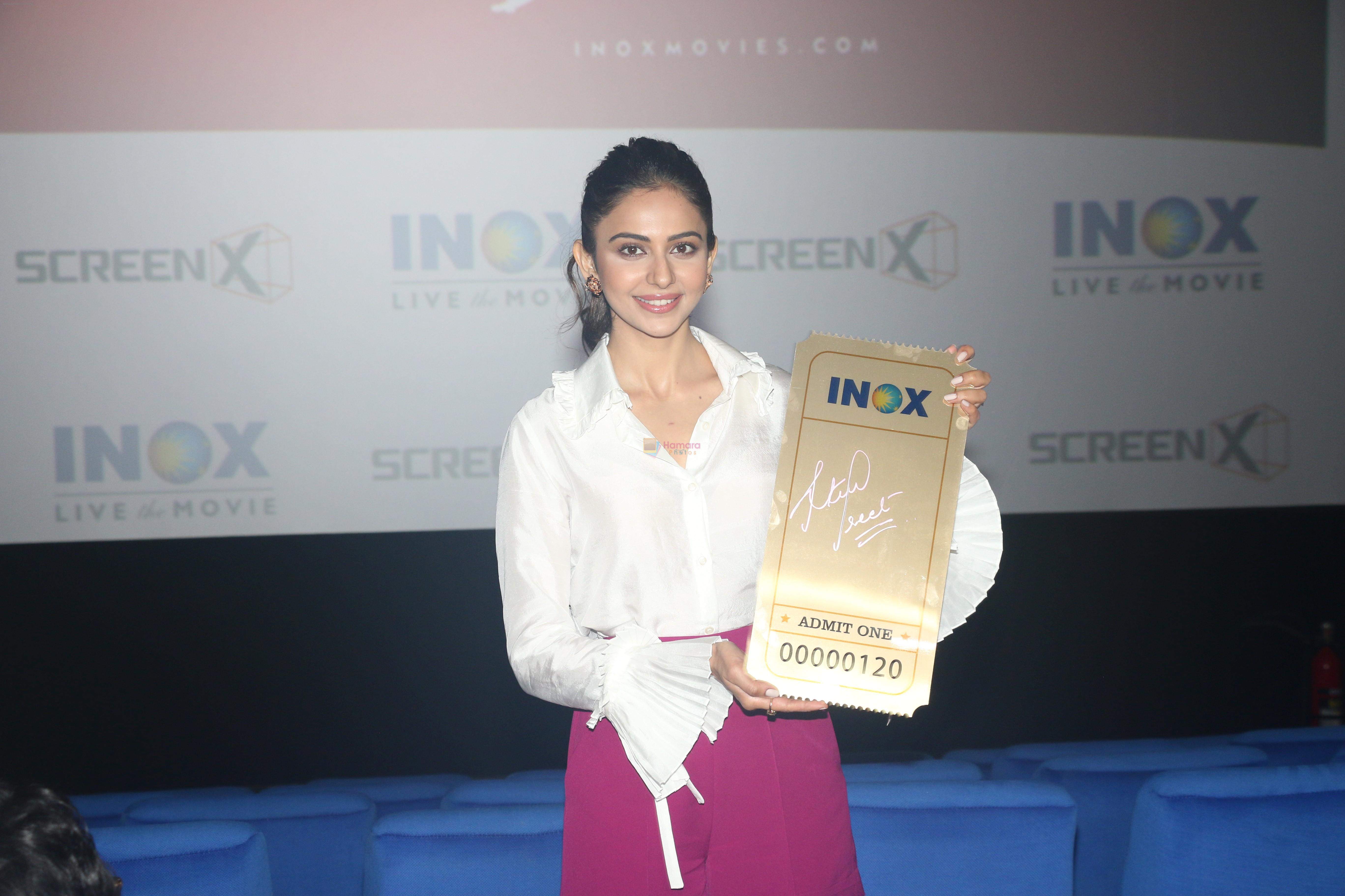 Rakul Preet Singh at the launch of screeX by Inox at Malad on 11th July 2019