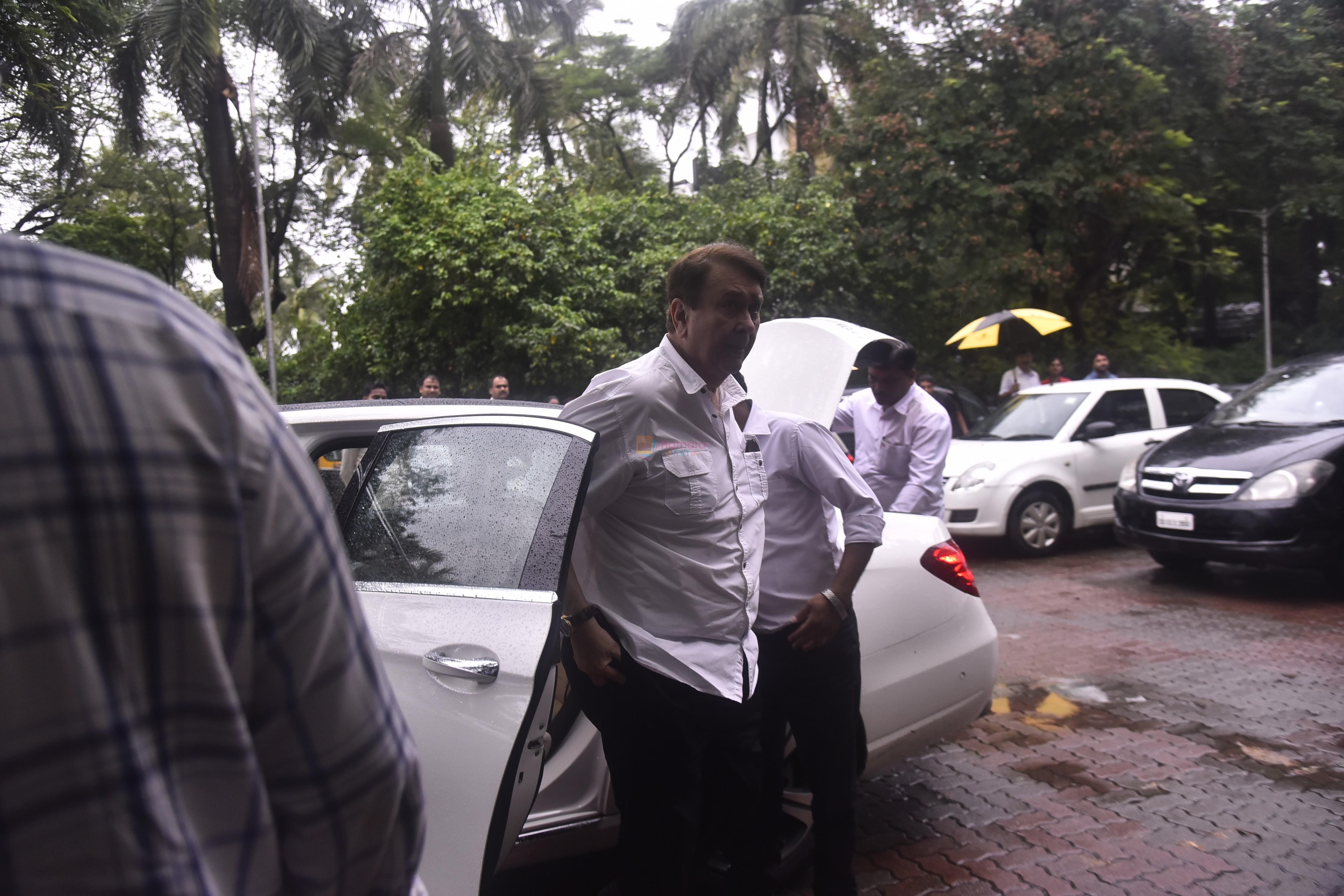 Randhir Kapoor at prayer meet of  Kaykasshan Patel's husband Areef Patel at his house in bandra  on 30th July 2019