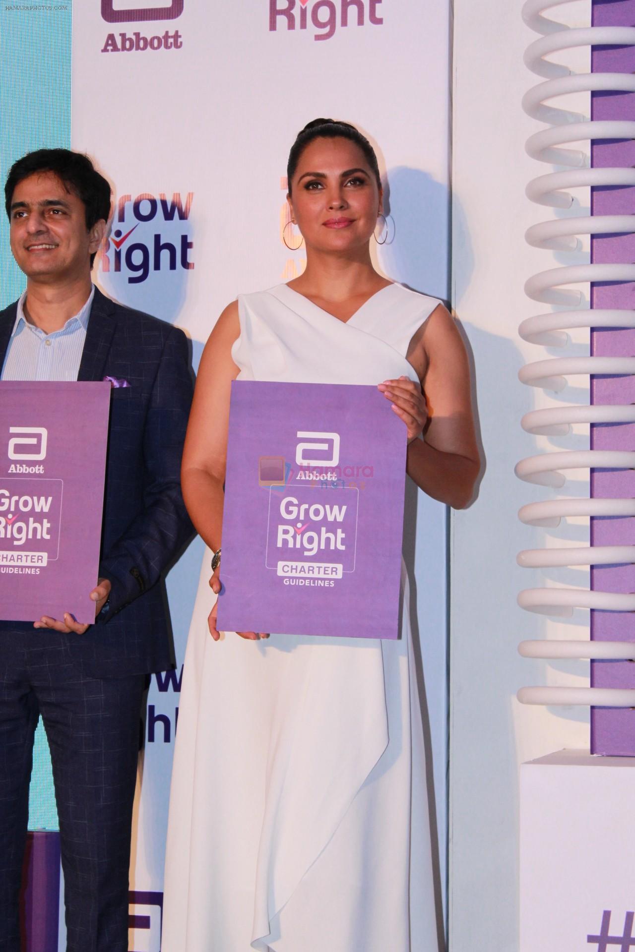 Lara Dutta At The Launch of Abbott Nutrition�s Health Programme on 30th July 2019