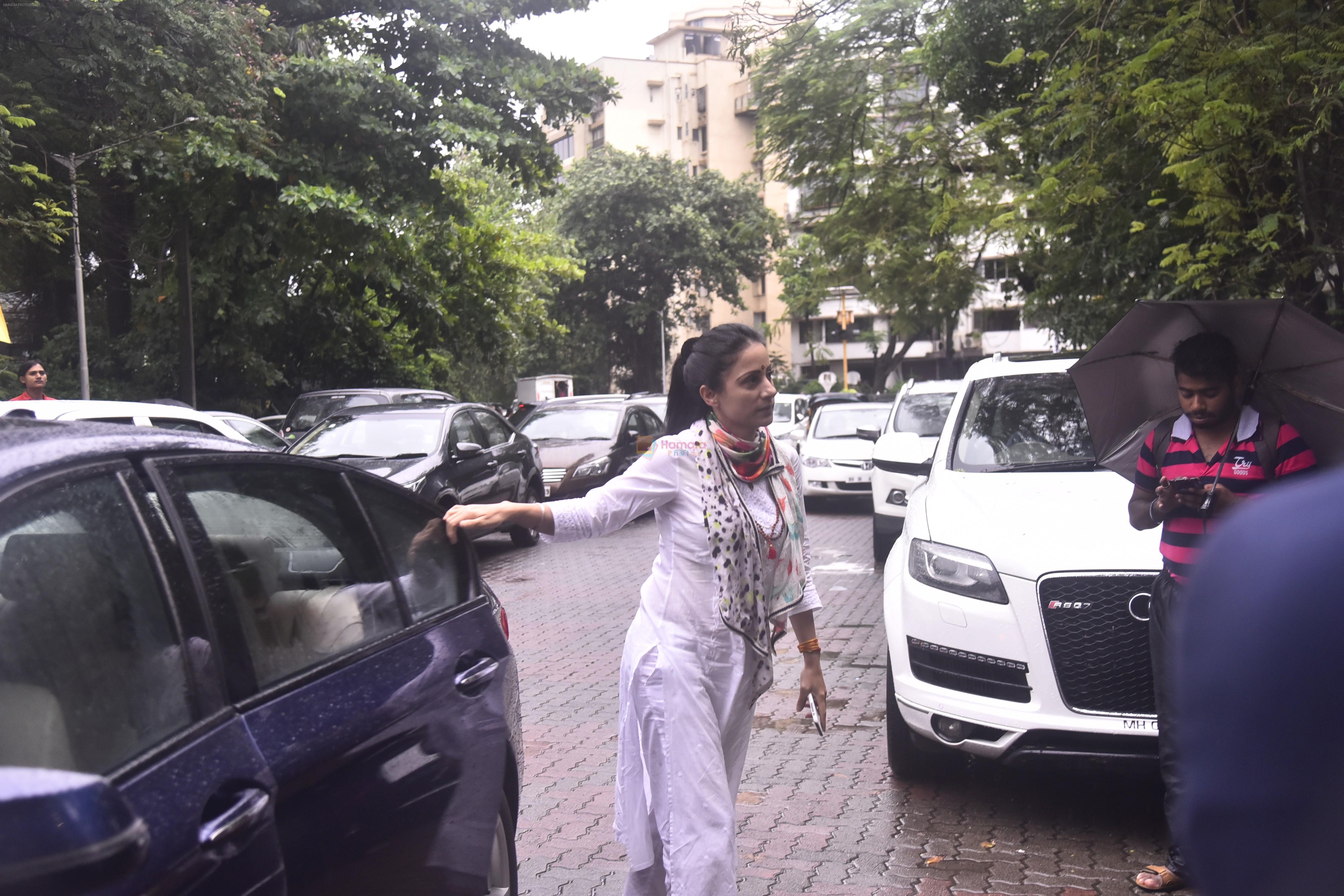 at prayer meet of  Kaykasshan Patel's husband Areef Patel at his house in bandra  on 30th July 2019