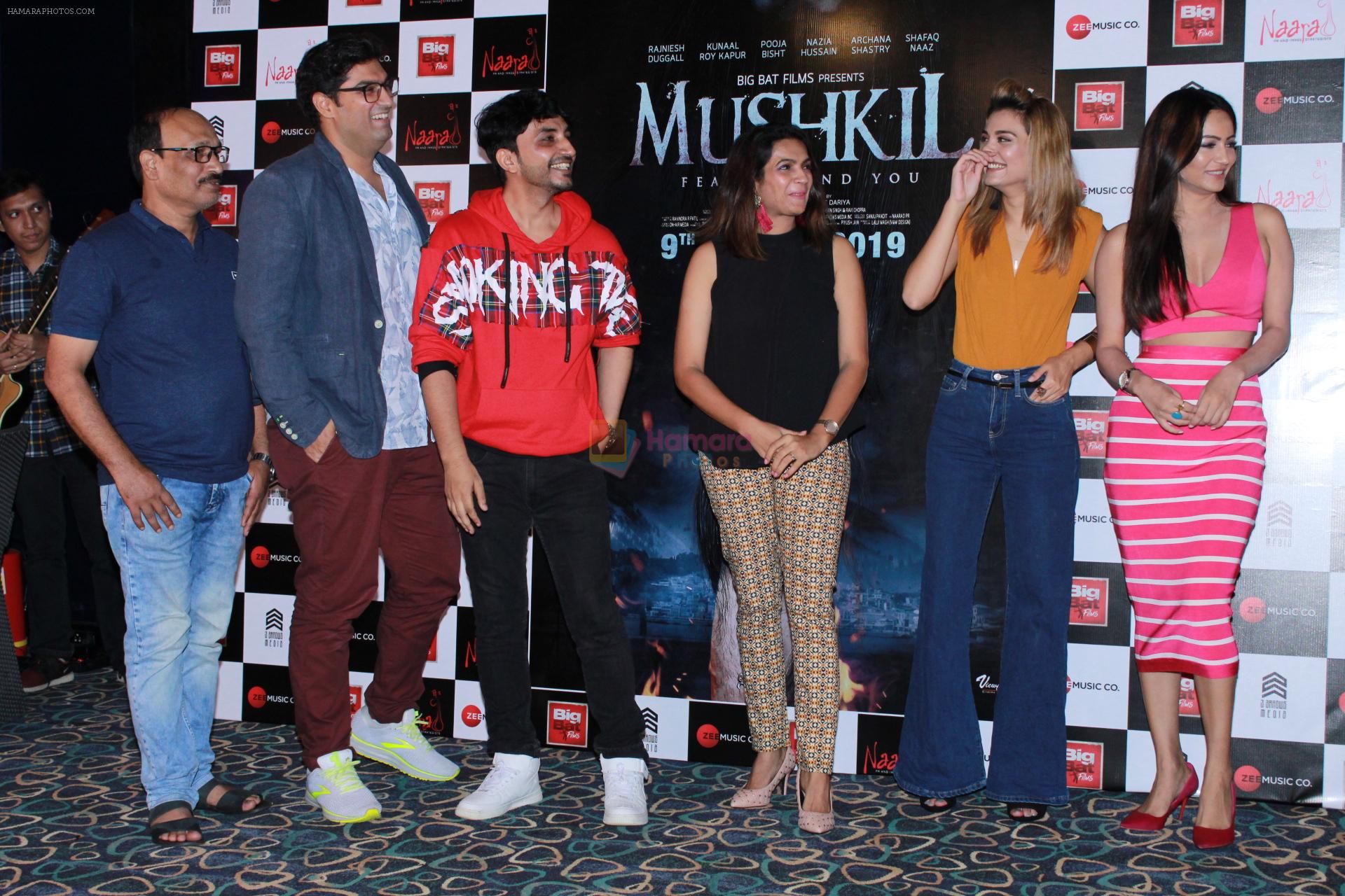 Kunaal Roy Kapur, Nazia Hussain, Pooja Bisht At The Song Launch Of Yu Hi Nahi From Film Mushkil - Fear Behind You on 31st July 2019