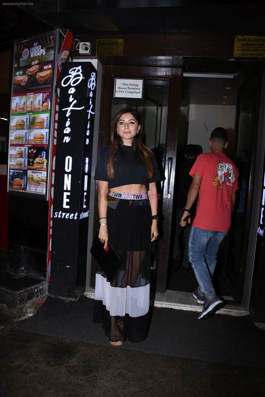Kanika Kapoor with her daughter at Bastian bandra on 31st July 2019