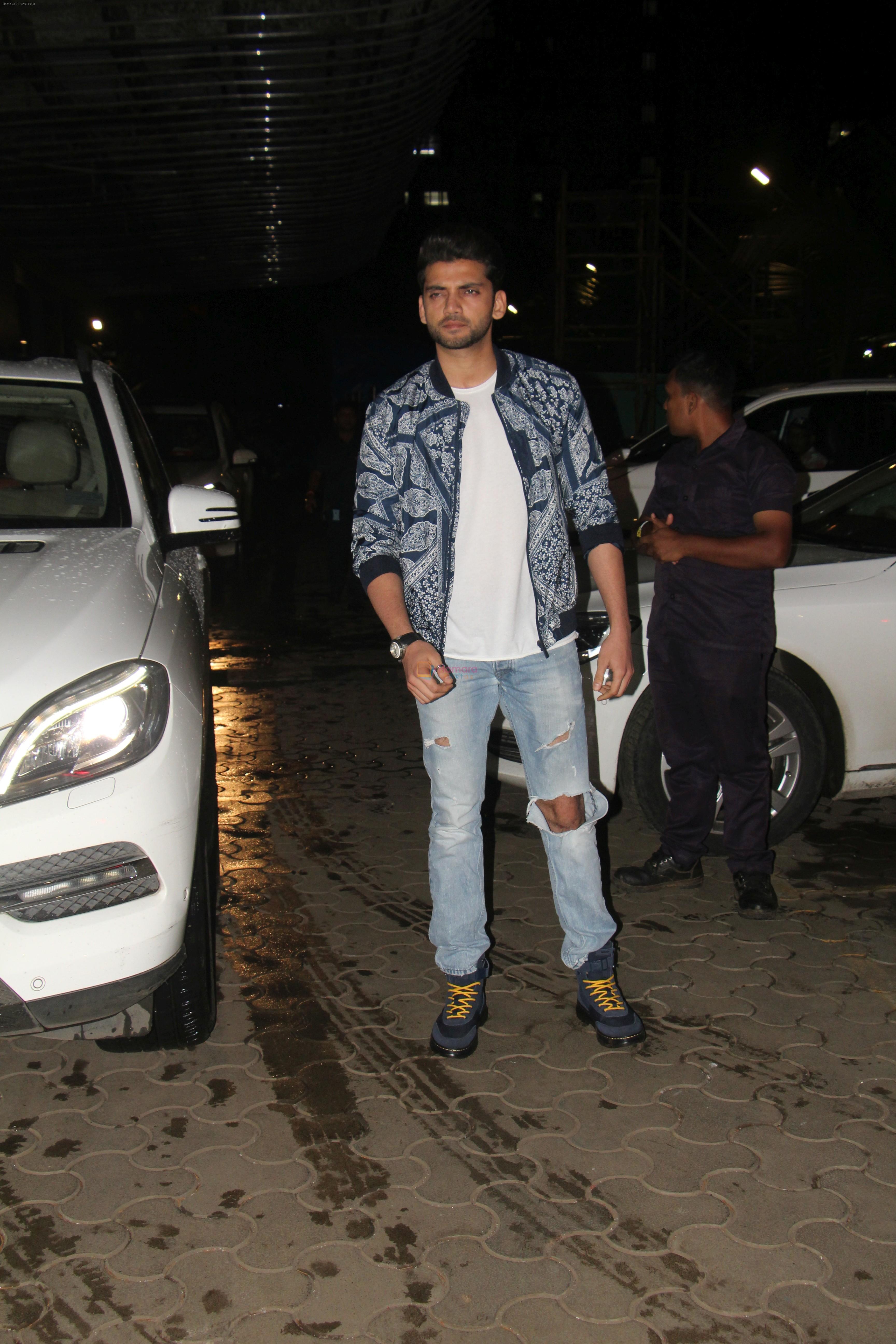 Zaheer Iqbal at the Screening of film Khandaani Shafakhana at pvr icon in andheri on 1st Aug 2019