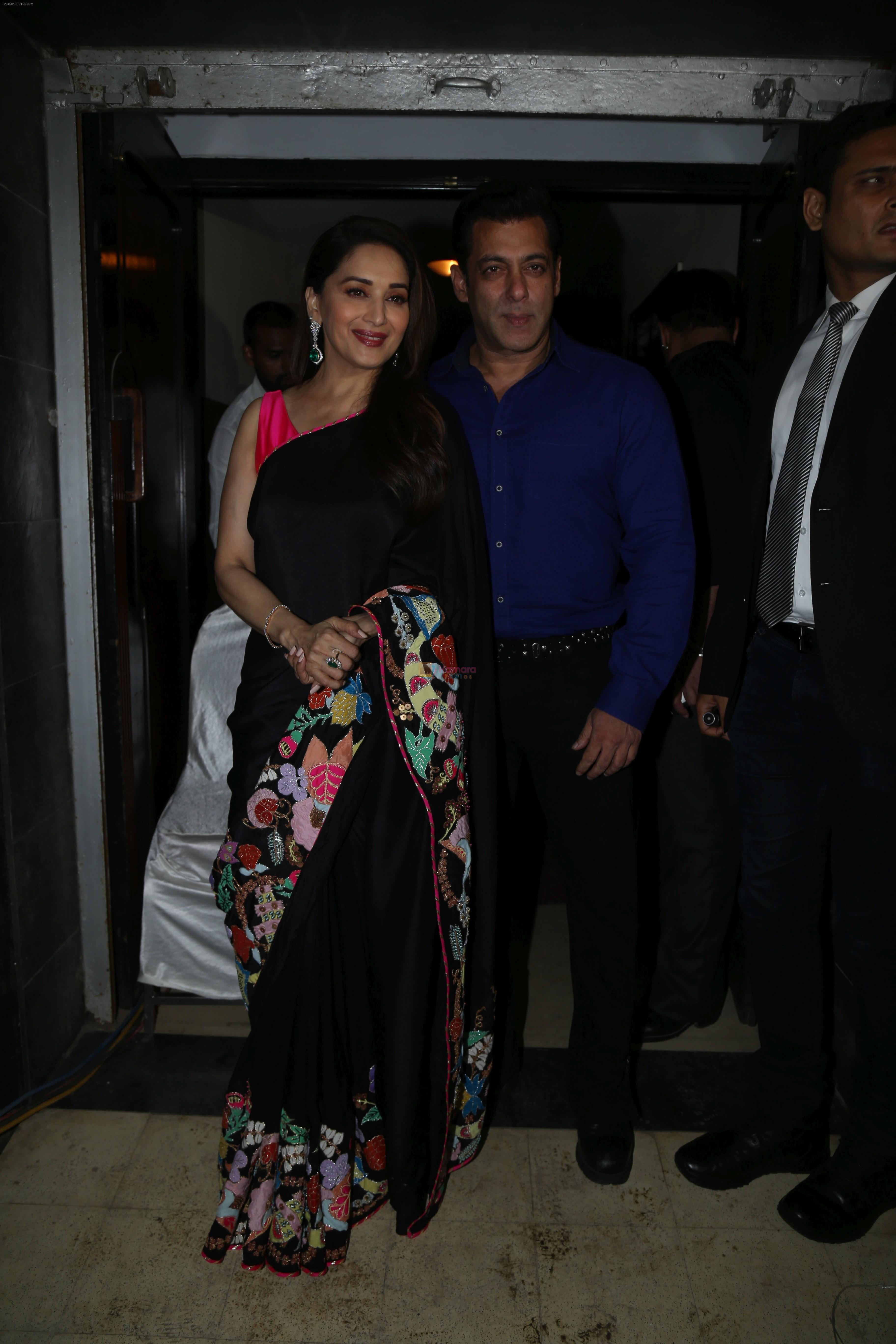 Madhuri Dixit, Salman Khan at the 25years celebration of Hum Apke hai Kaun at liberty cinema on 10th Aug 2019