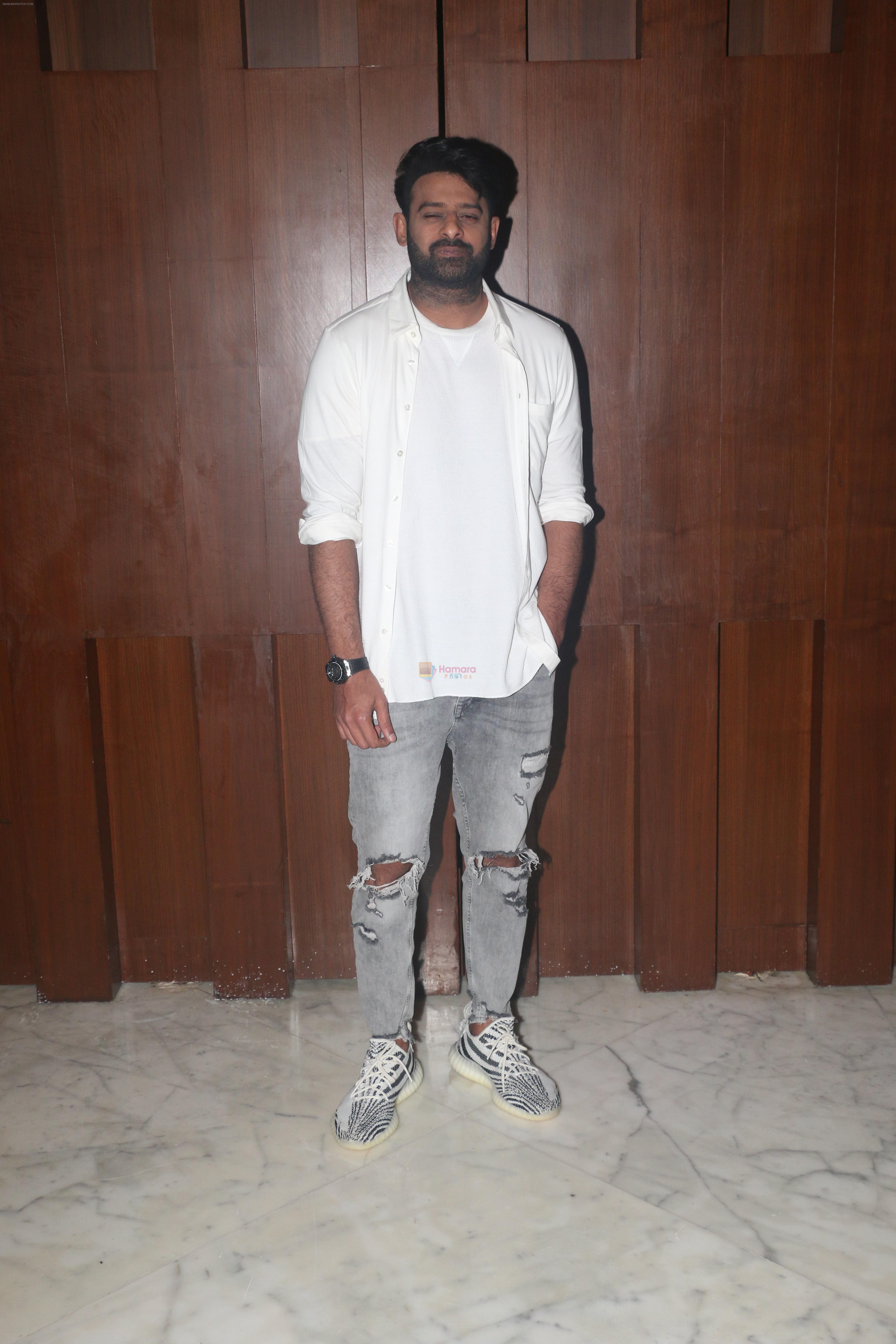 Prabhas at the promotions of Saaho at jw marriott juhu on 19th Aug 2019