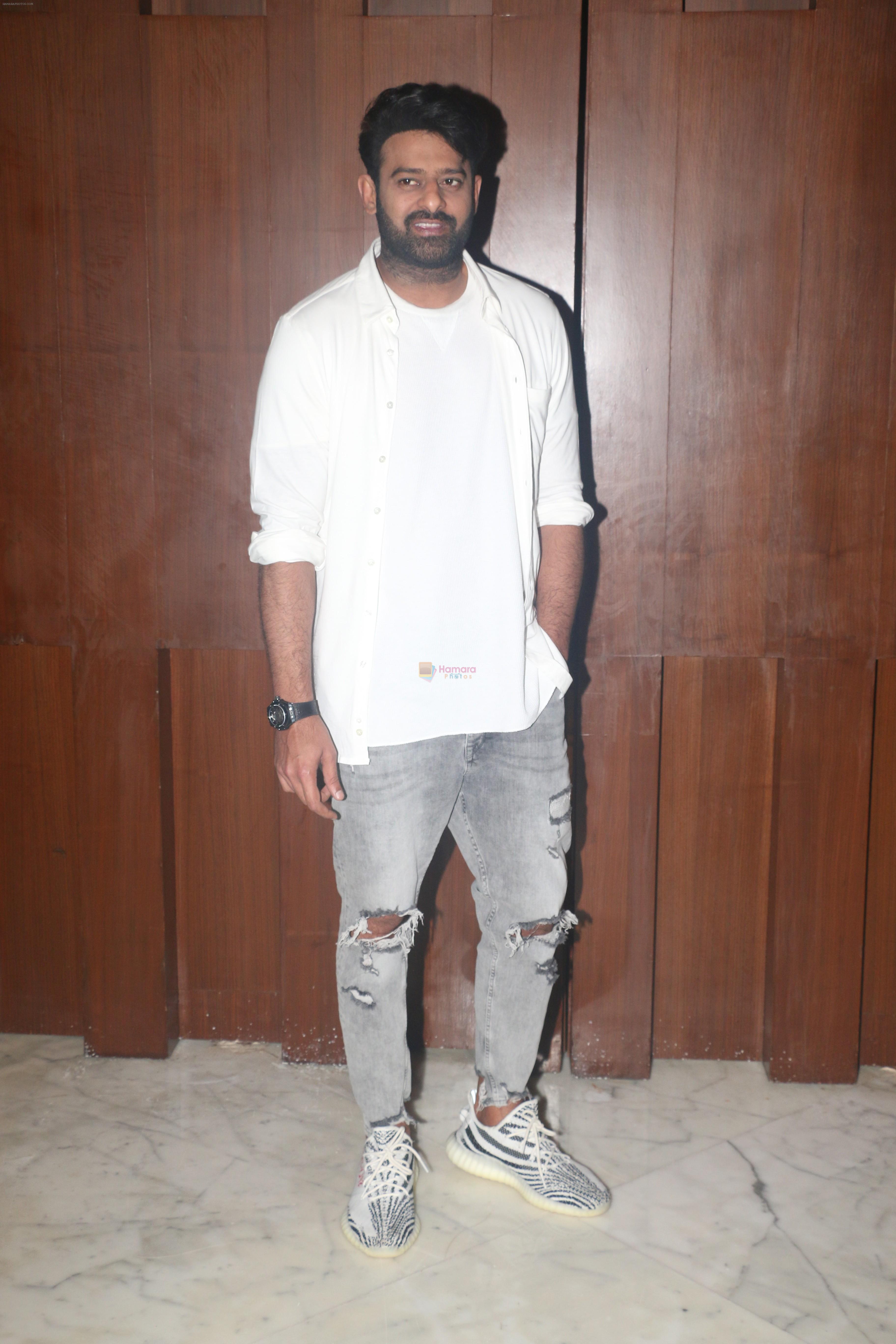 Prabhas at the promotions of Saaho at jw marriott juhu on 19th Aug 2019