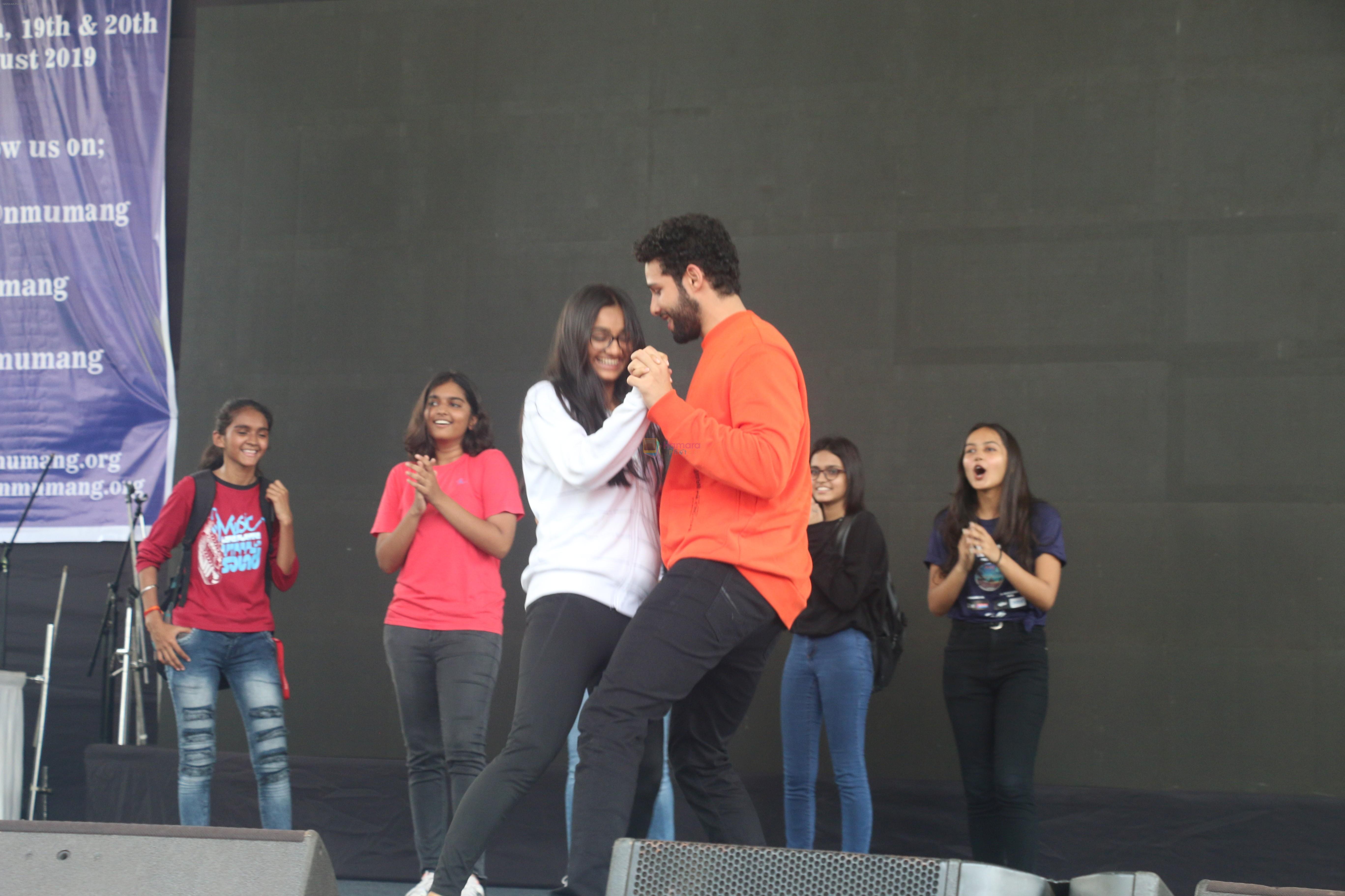 Siddhant Chaturvedi at the umang festival at Mithibai College in vile Parle on 19th Aug 2019