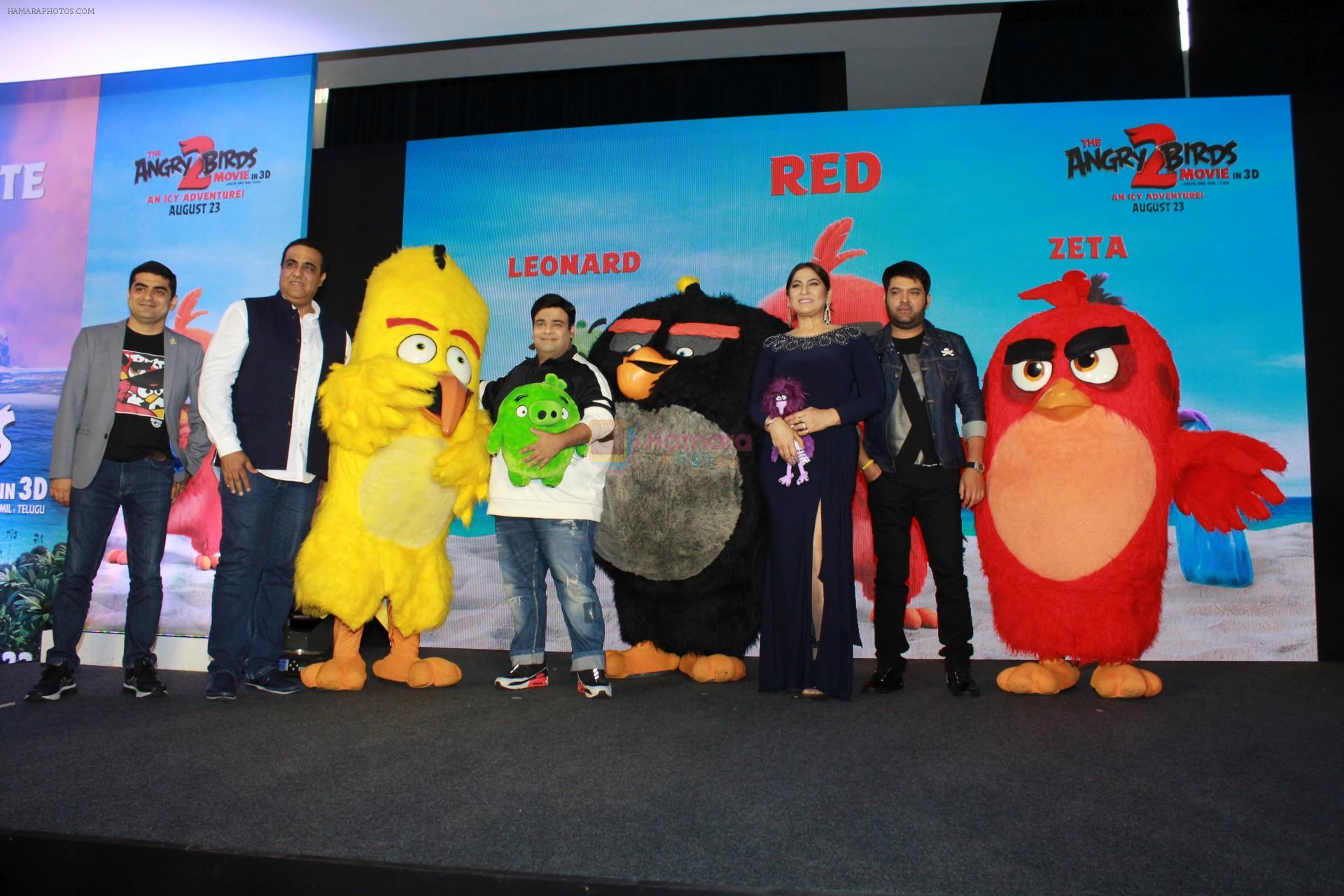 Kapil Sharma, Archana Puran Singh, Kiku Sharda attend press meet of The Angry Birds Movie 2 on 19th Aug 2019