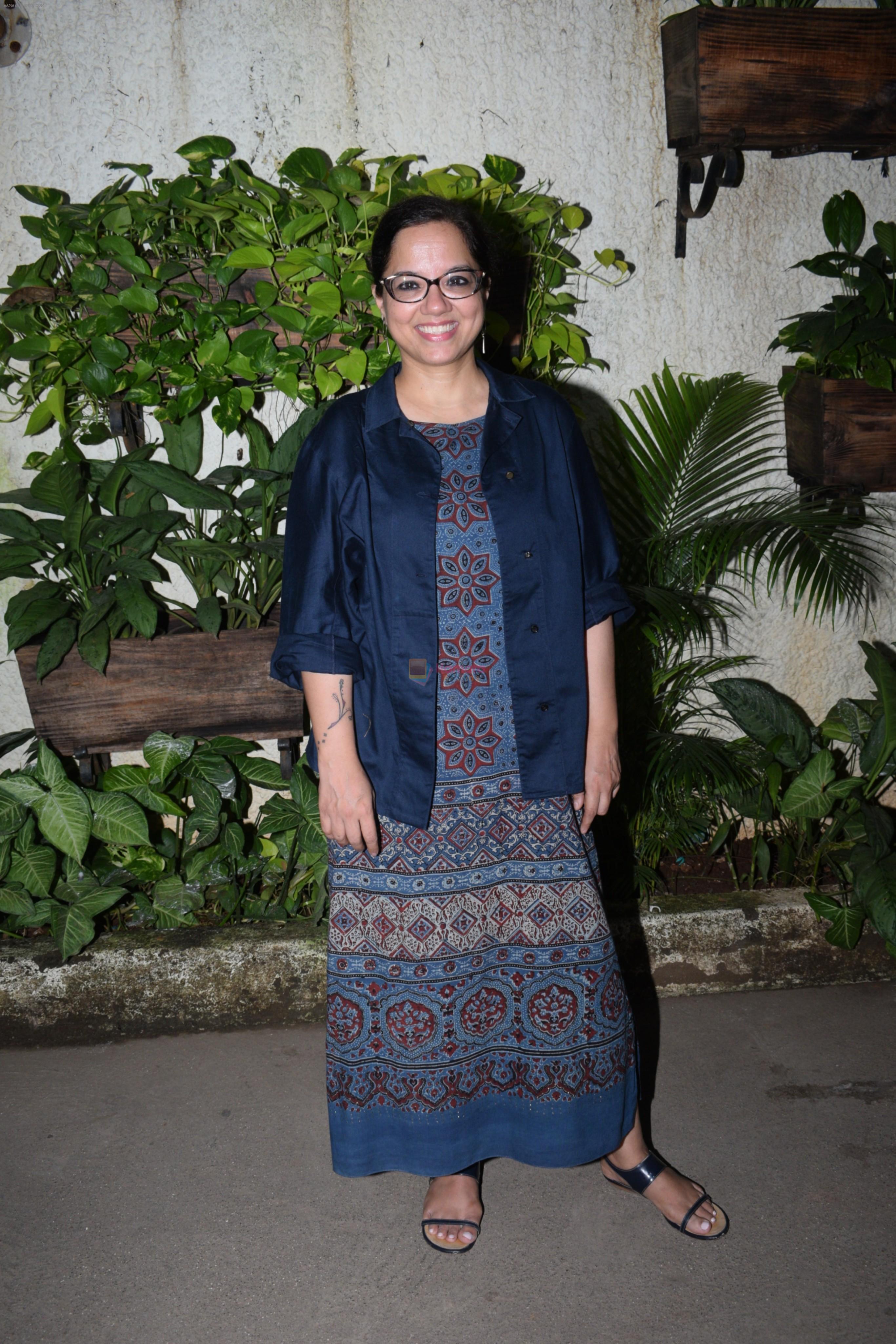 Tanuja Chandra at the Screening of Posham PA in sunny sound juhu on 20th Aug 2019