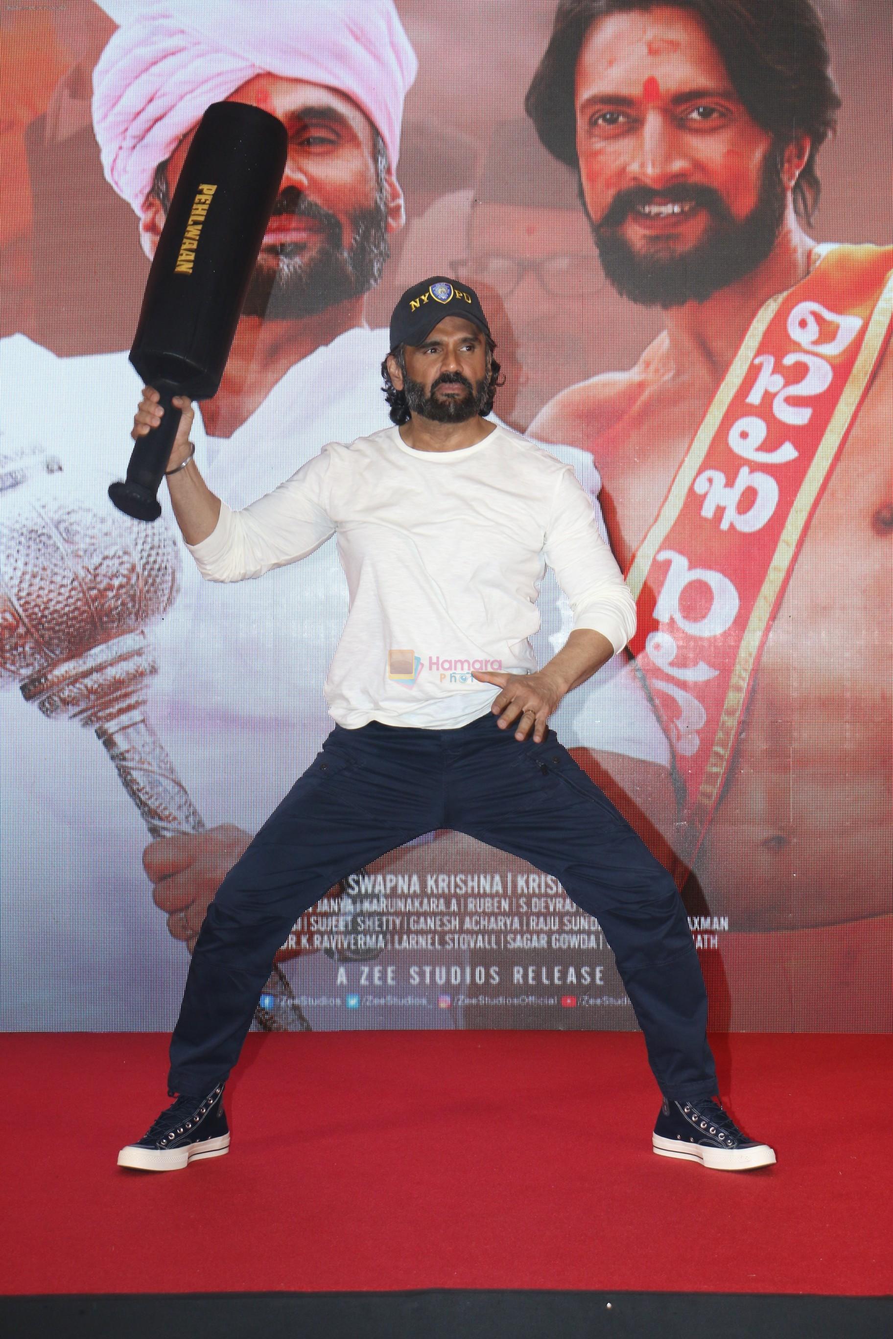 Sunil Shetty at the press conference of film Pehlwaan at Sun n Sand in juhu on 22nd Aug 2019