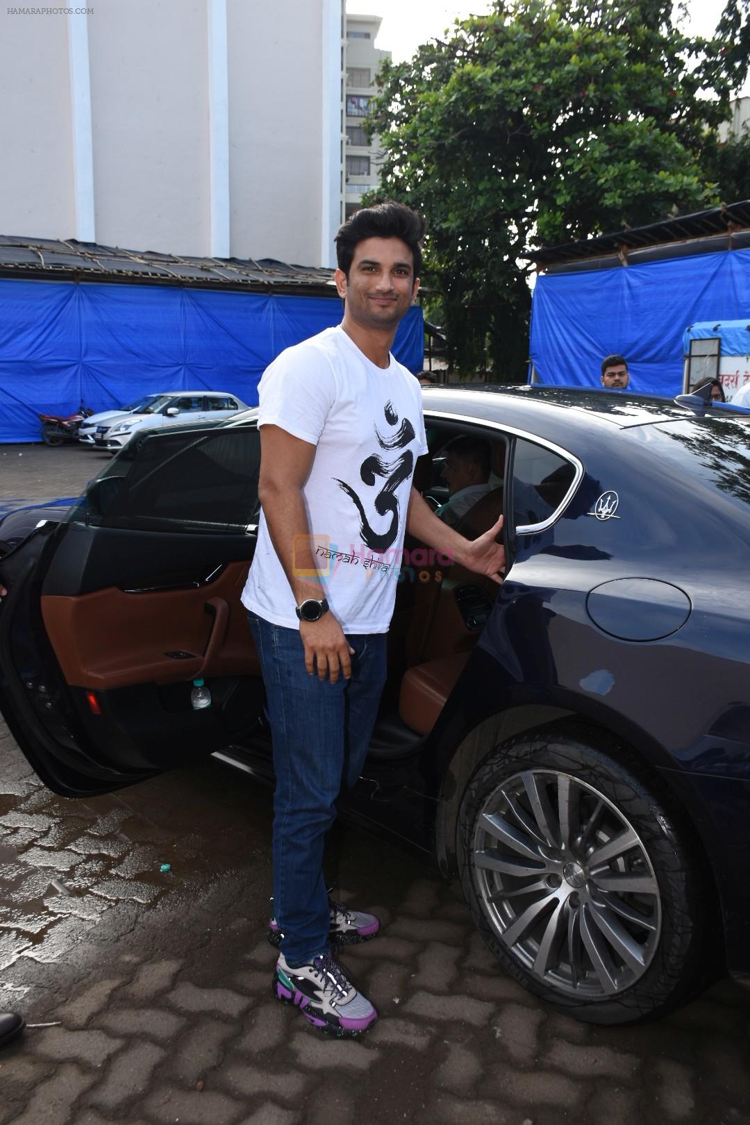 Sushant Singh Rajput for the promotions of film Chichore at Mehboob studio in bandra on 23rd Aug 2019