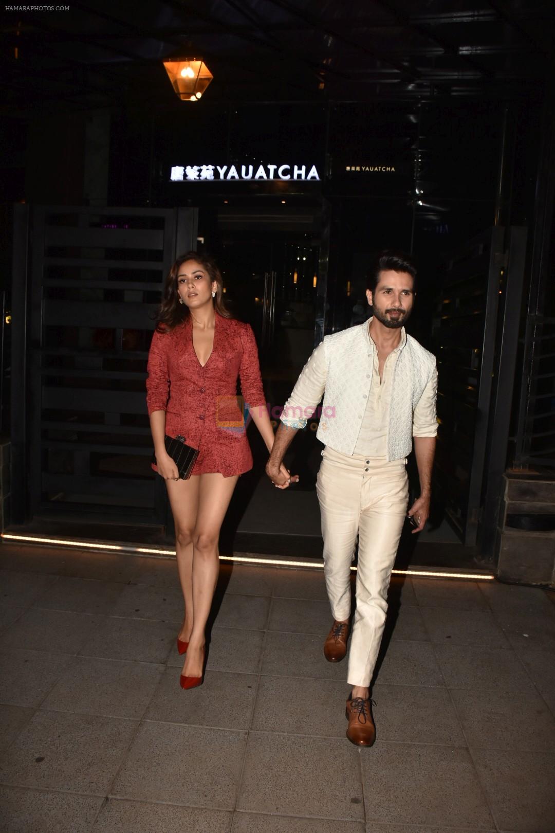 Shahid Kapoor & Mira Rajput spotted at bkc on 24th Aug 2019