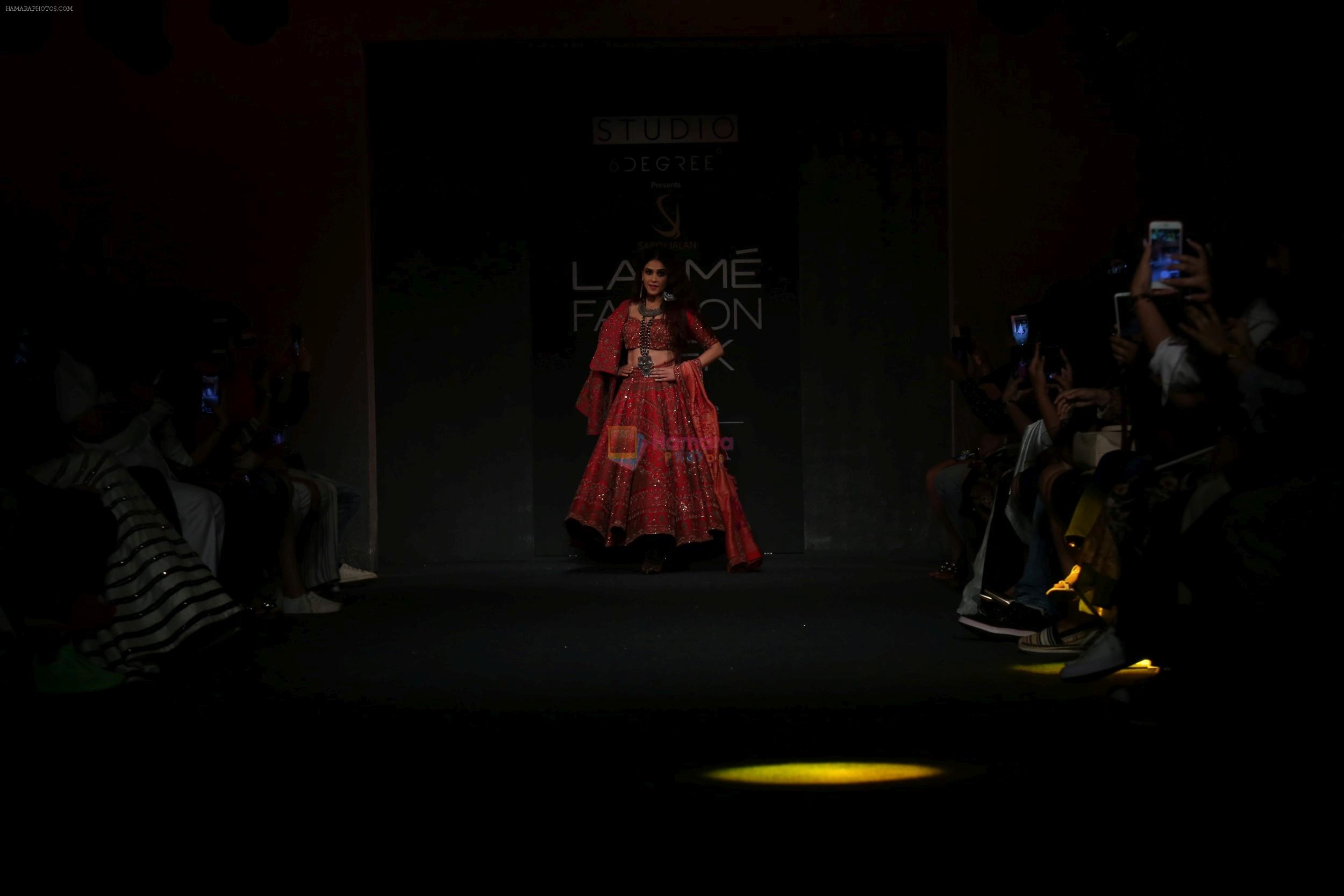 Genelia D'souza walk the ramp for Saroj Jalan At lakme fashion week 2019 on 25th Aug 2019