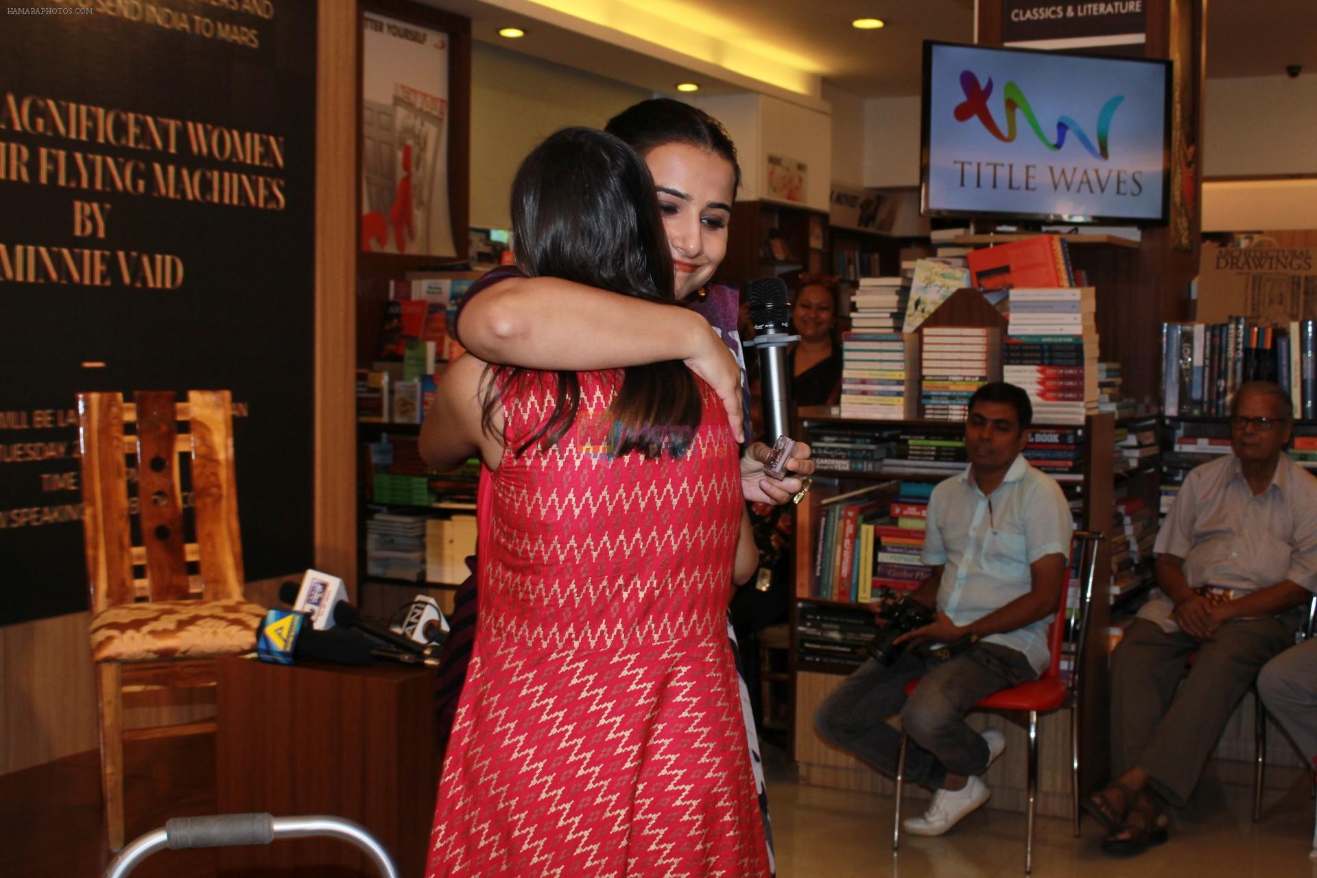 Vidya Balan at the Launch Of Minnie Vaid Book Those Magnificent Women And Their Flying Machines in Title Waves, Bandra on 27th Aug 2019