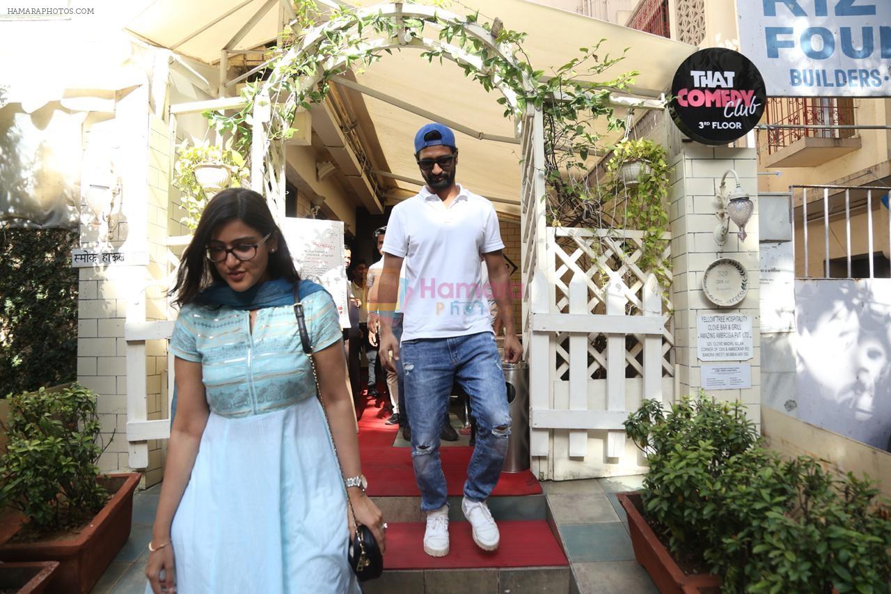 Vicky Kaushal spotted at smoke house in bandra on 28th Aug 2019