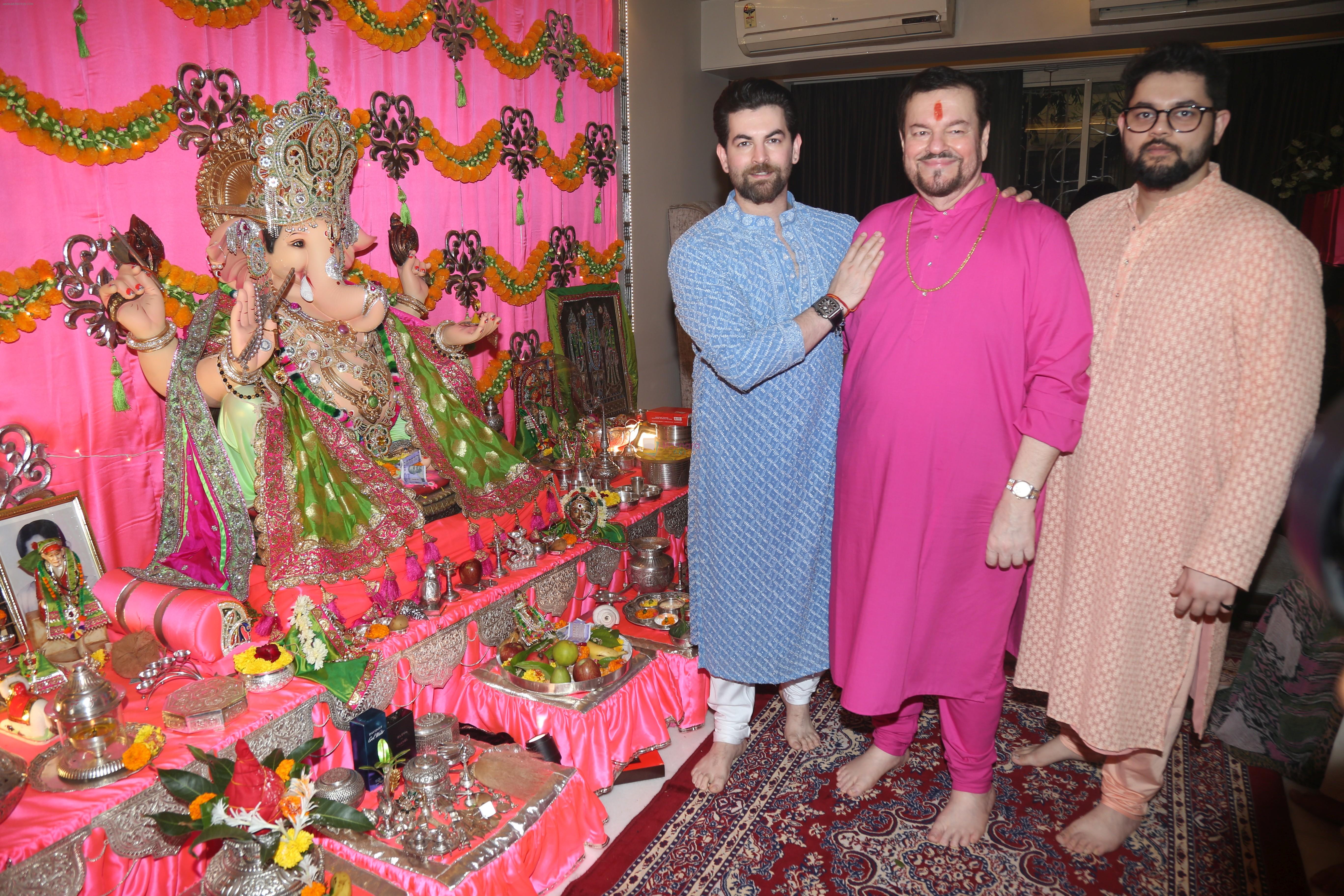 Neil Nitin Mukesh's Ganpati celebration at his house on 2nd Sept 2019