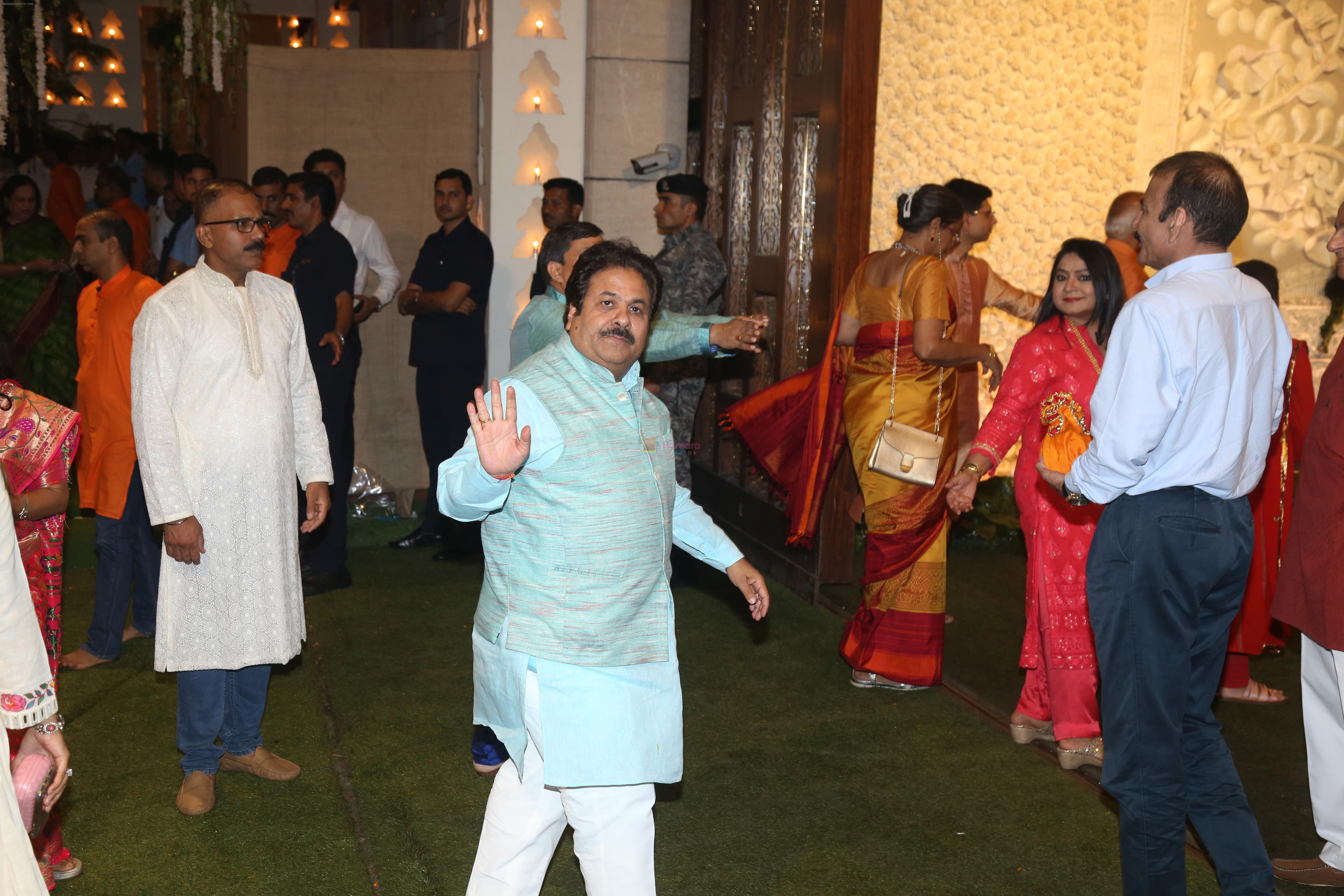 at Mukesh Ambani's house for Ganpati celebration on 2nd Sept 2019