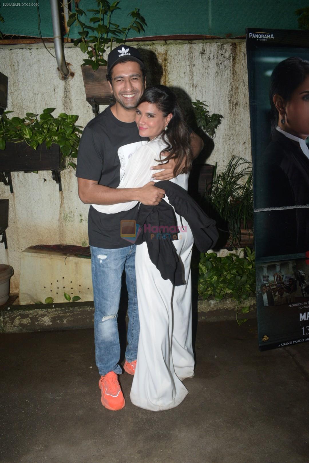 Richa Chadda, Vicky Kaushal at the Screening of Section 375 in Sunny Sound juhu on 12th Sept 2019