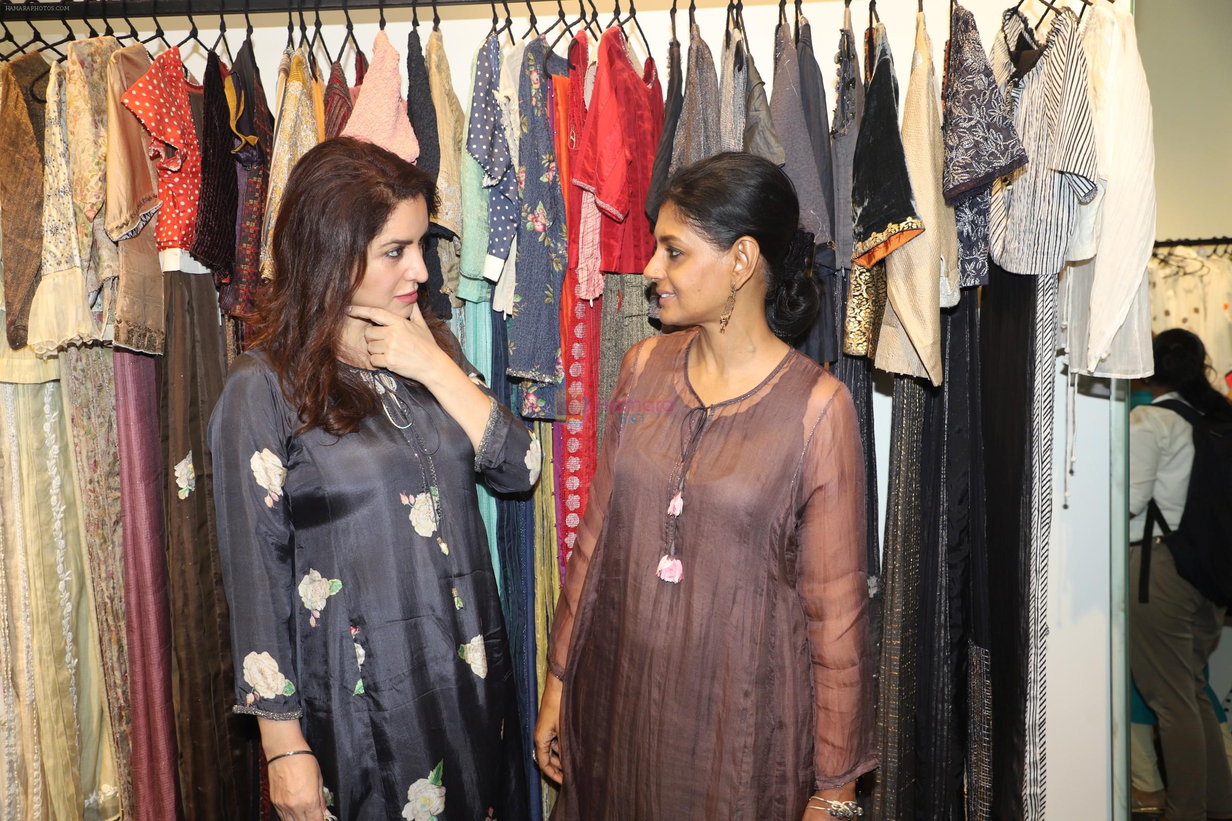 Tisca Chopra, Nandita Das at the launch of the flagship store of Shades of India, an award-winning lifestyle Mumbai on 12th Sept 2019