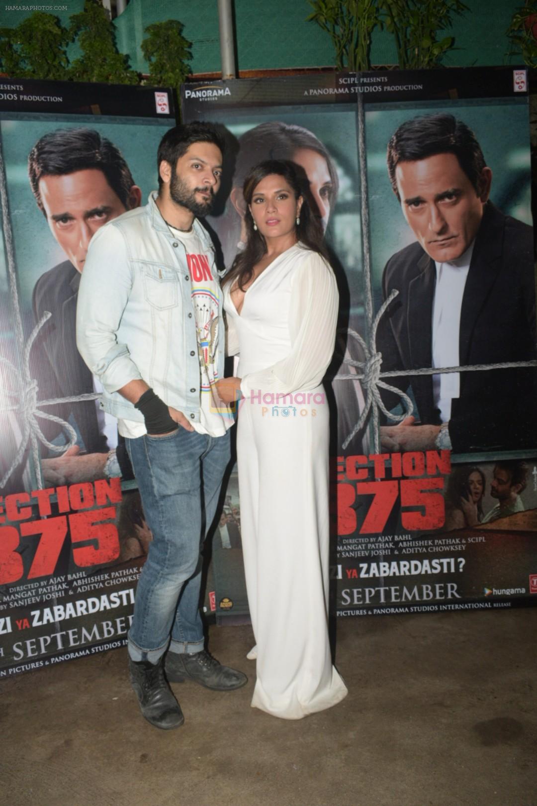 Richa Chadda, Ali Fazal at the Screening of Section 375 in Sunny Sound juhu on 12th Sept 2019