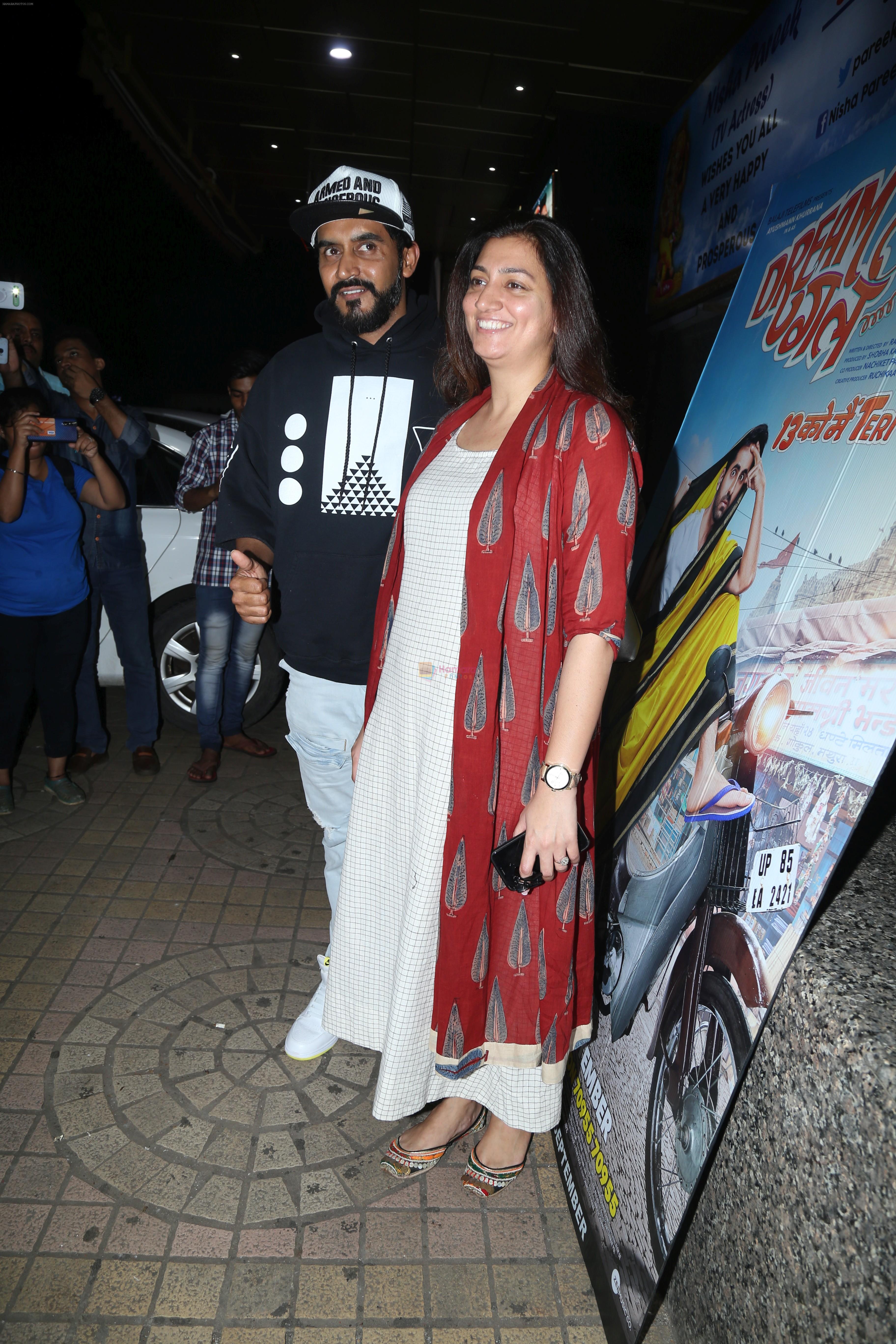 at the Screening of film Dream Girl at pvr ecx in andheri on 12th Sept 2019