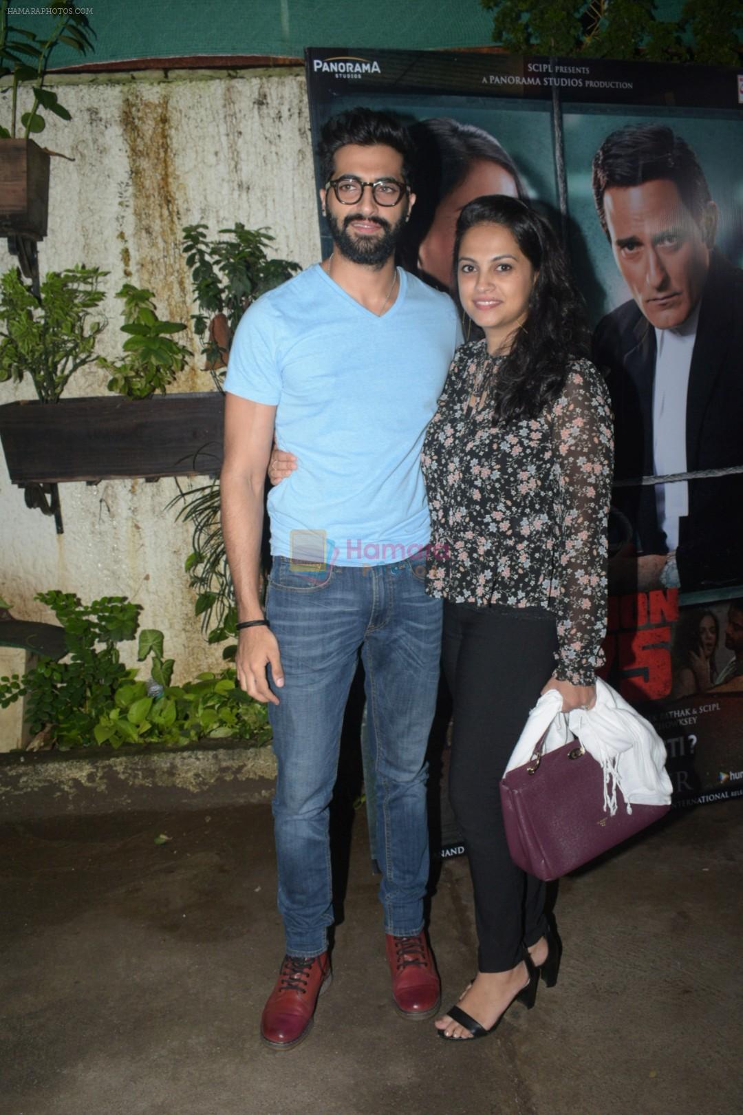 Akshay Oberoi at the Screening of Section 375 in Sunny Sound juhu on 12th Sept 2019