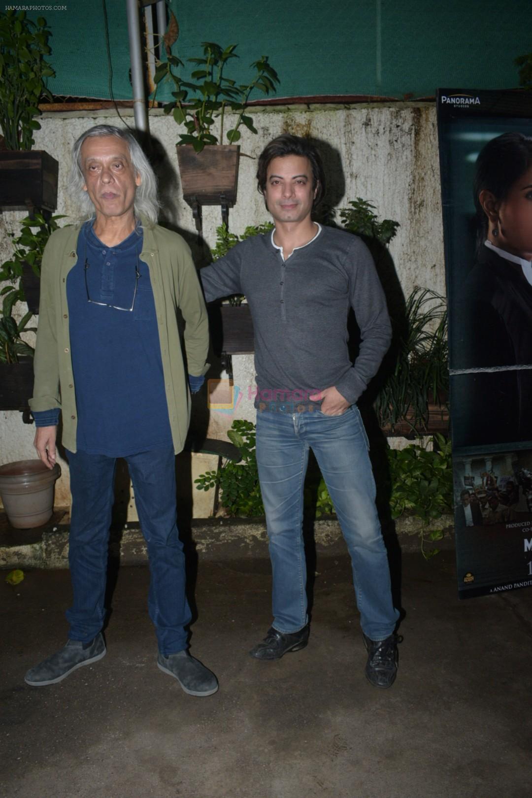 Sudhir Mishra at the Screening of Section 375 in Sunny Sound juhu on 12th Sept 2019