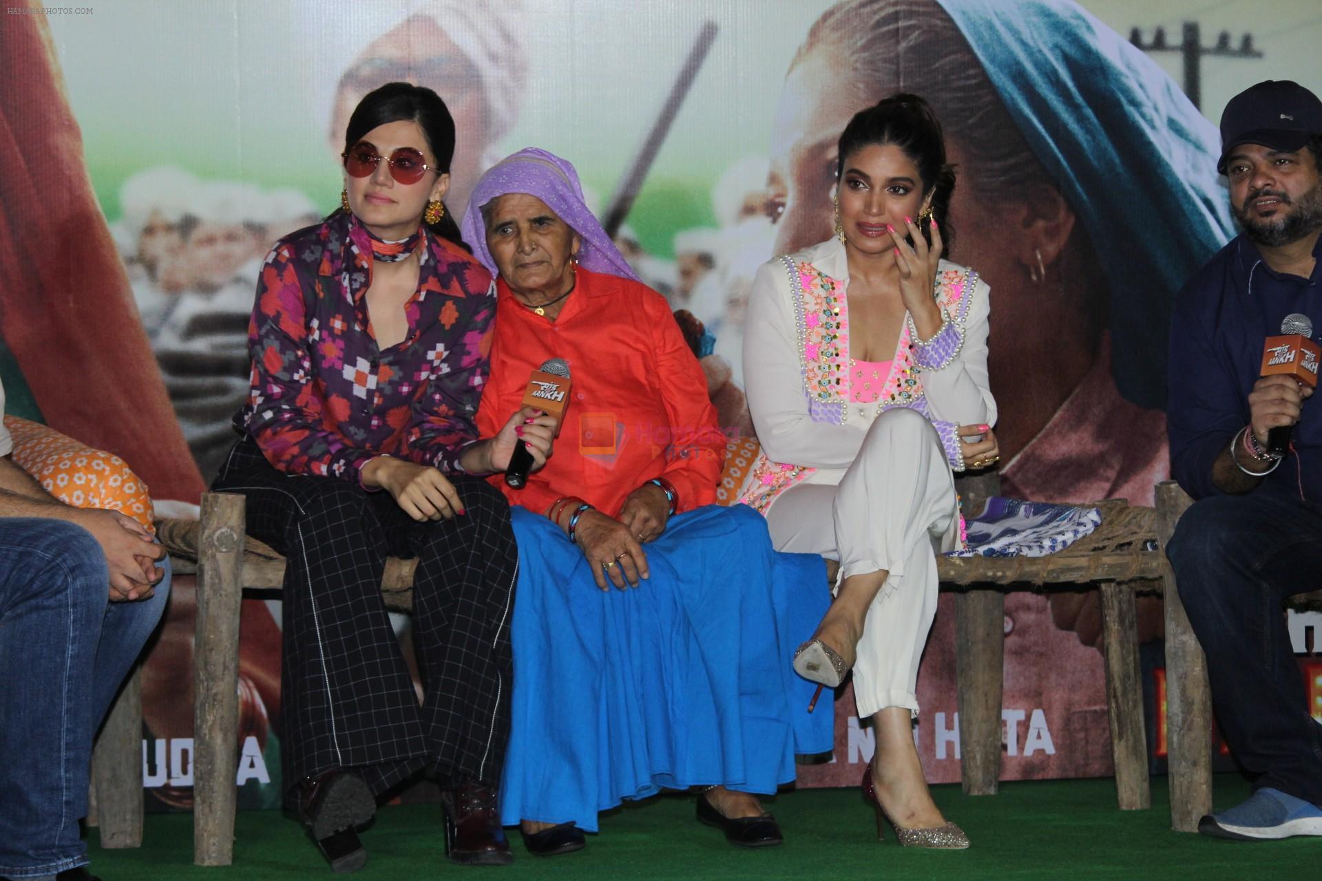 Taapsee Pannu, Bhumi Pednekar at the Trailer Launch Of Film Saand Ki Aankh on 24th Sept 2019