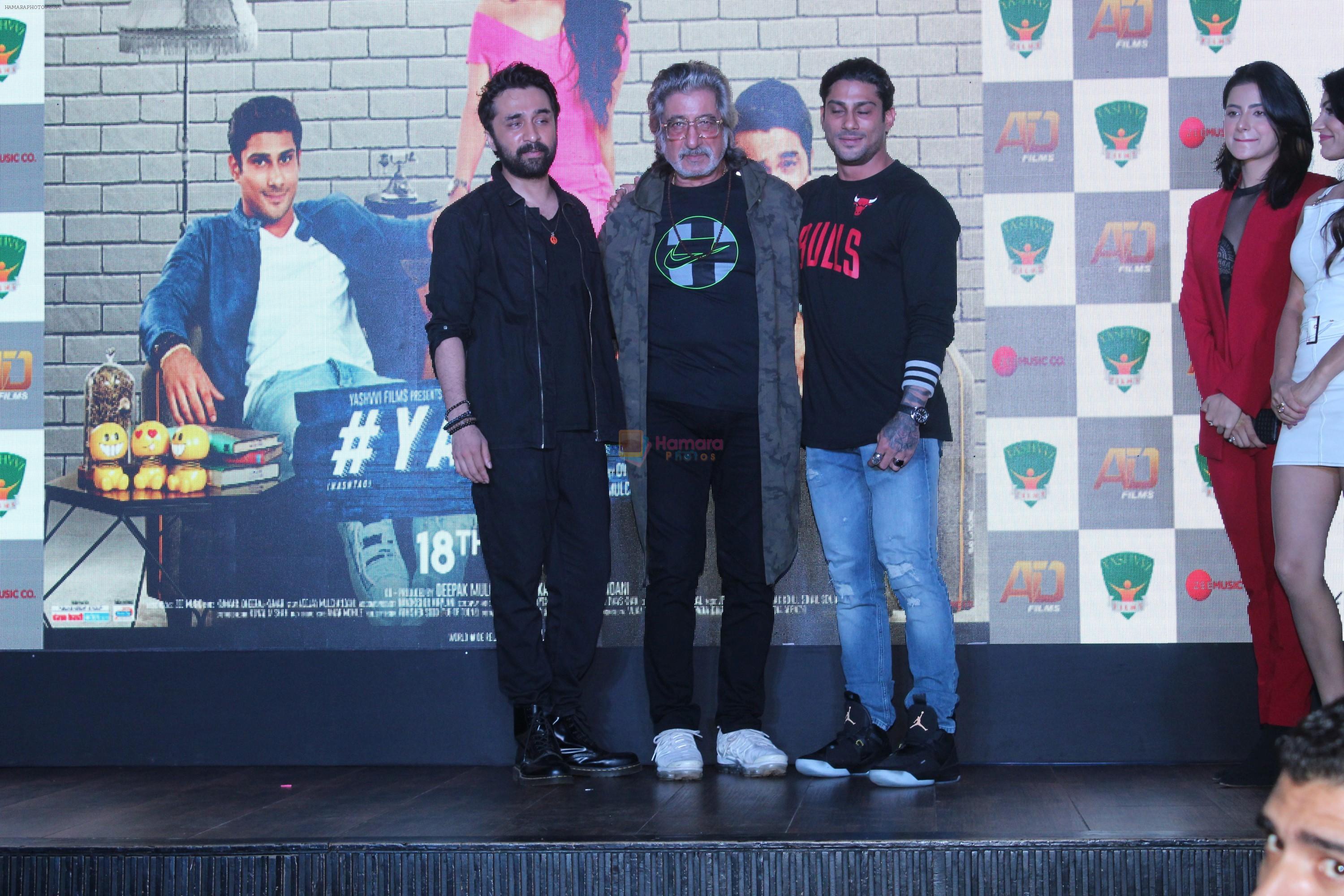 Siddhanth Kapoor, Prateik Babbar, Shakti Kapoor at the trailer launch of film Yaaram on 24th Sept 2019