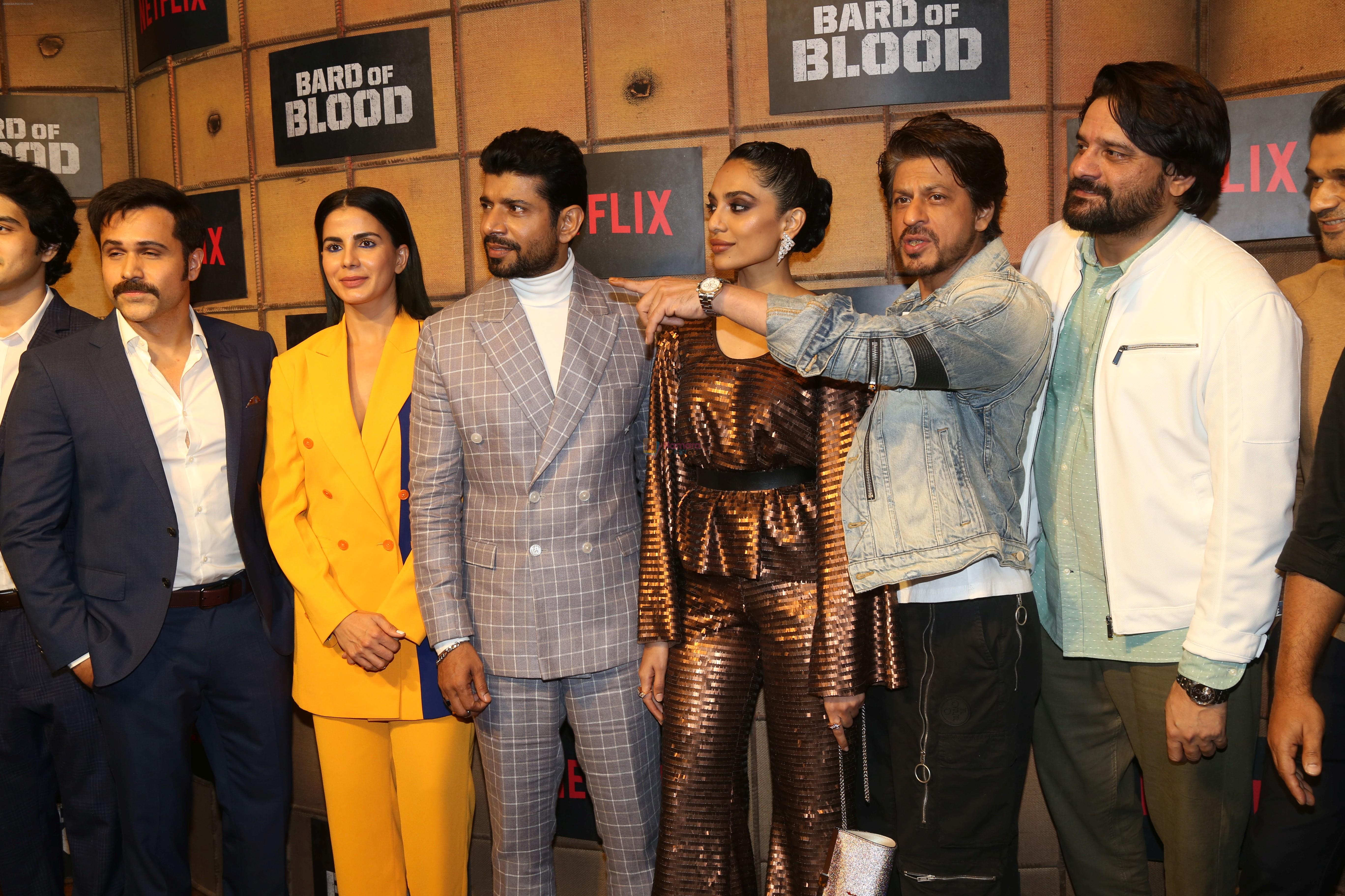 Emraan Hashmi, Kirti Kulhari, Shah Rukh Khan at the screening Netflix Bard of Blood in pvr Phoenix lower parel on 24th Sept 2019