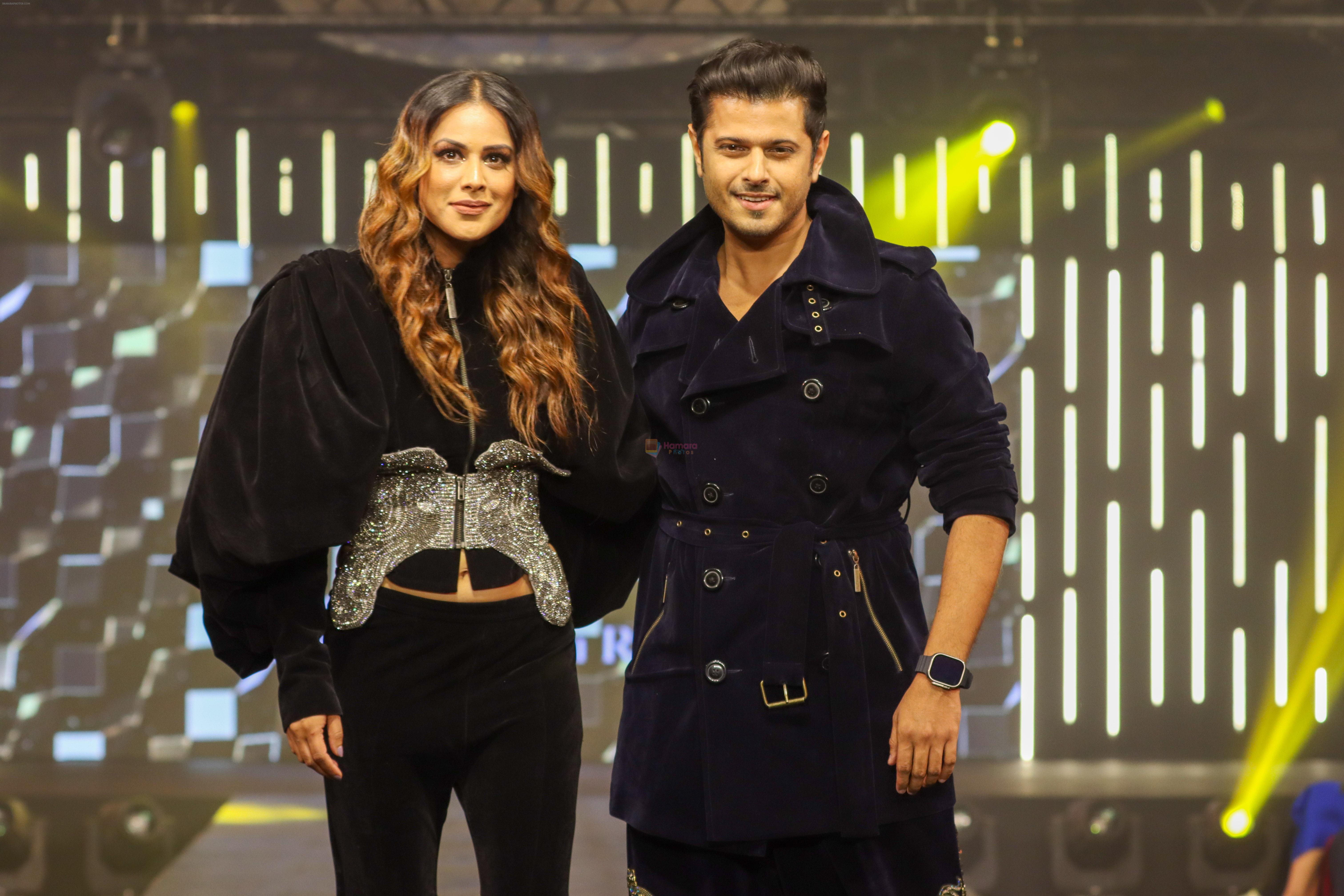 Nia Sharma with Neil Bhatt  during 17th Edition of BETI A Fashion Fundraiser Show on 14 May 2023