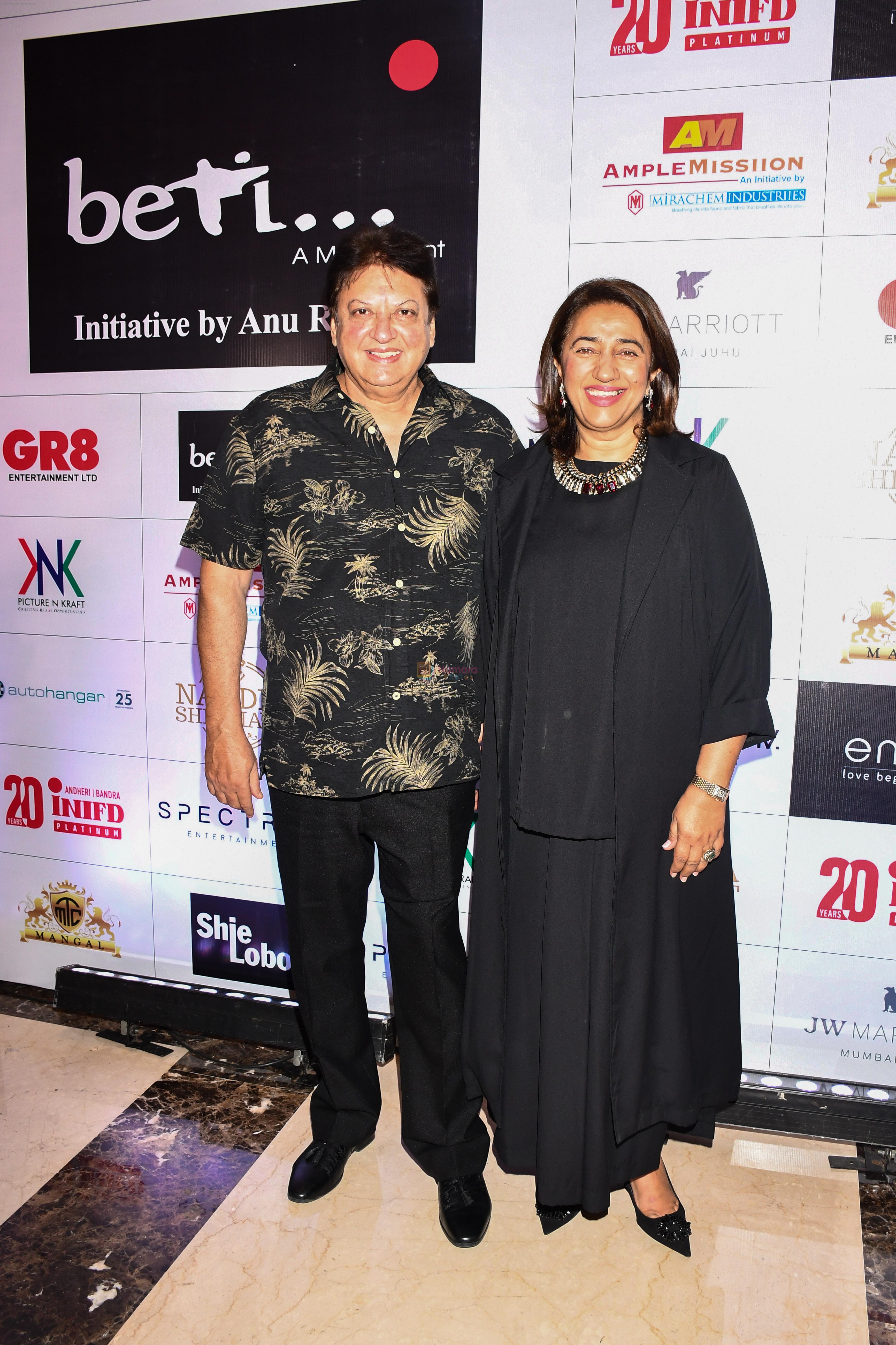 Shashi Ranjan with Anu Ranjan during 17th Edition of BETI A Fashion Fundraiser Show on 14 May 2023