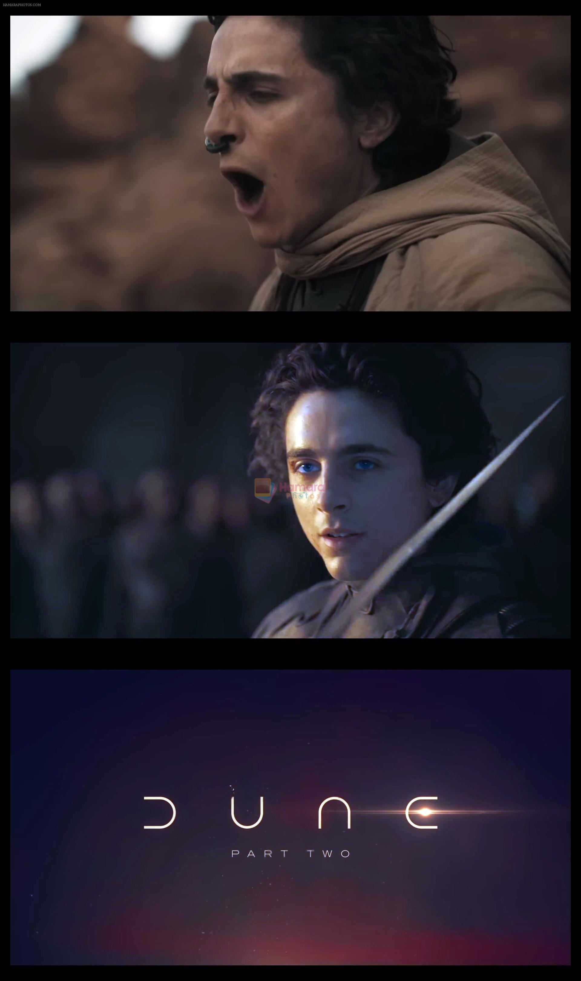 Timothee Chalamet as Paul Atreides in Dune Part Two Movie Stills ...