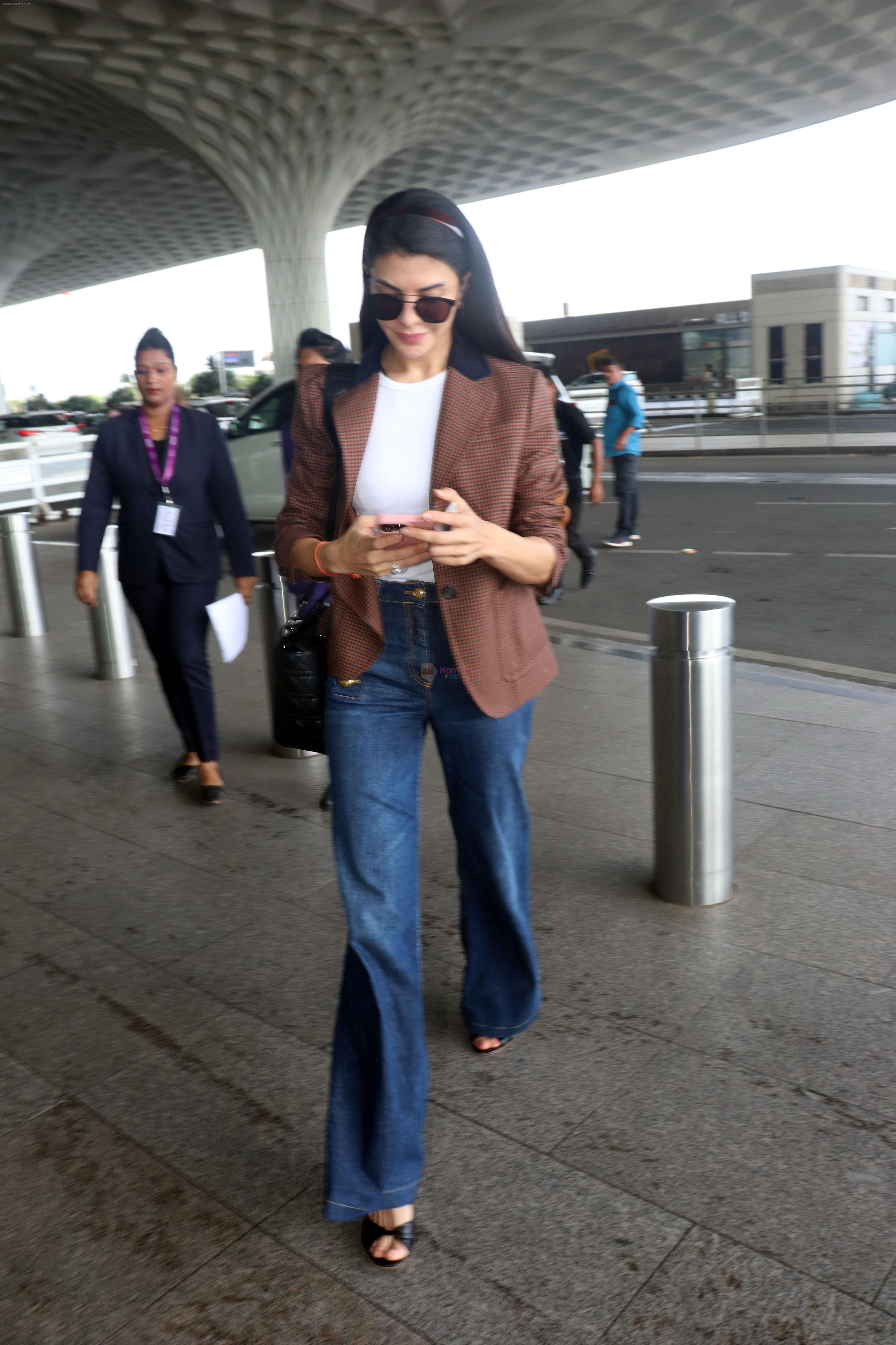 Jacqueline Fernandez at the airport on 20th May 2023