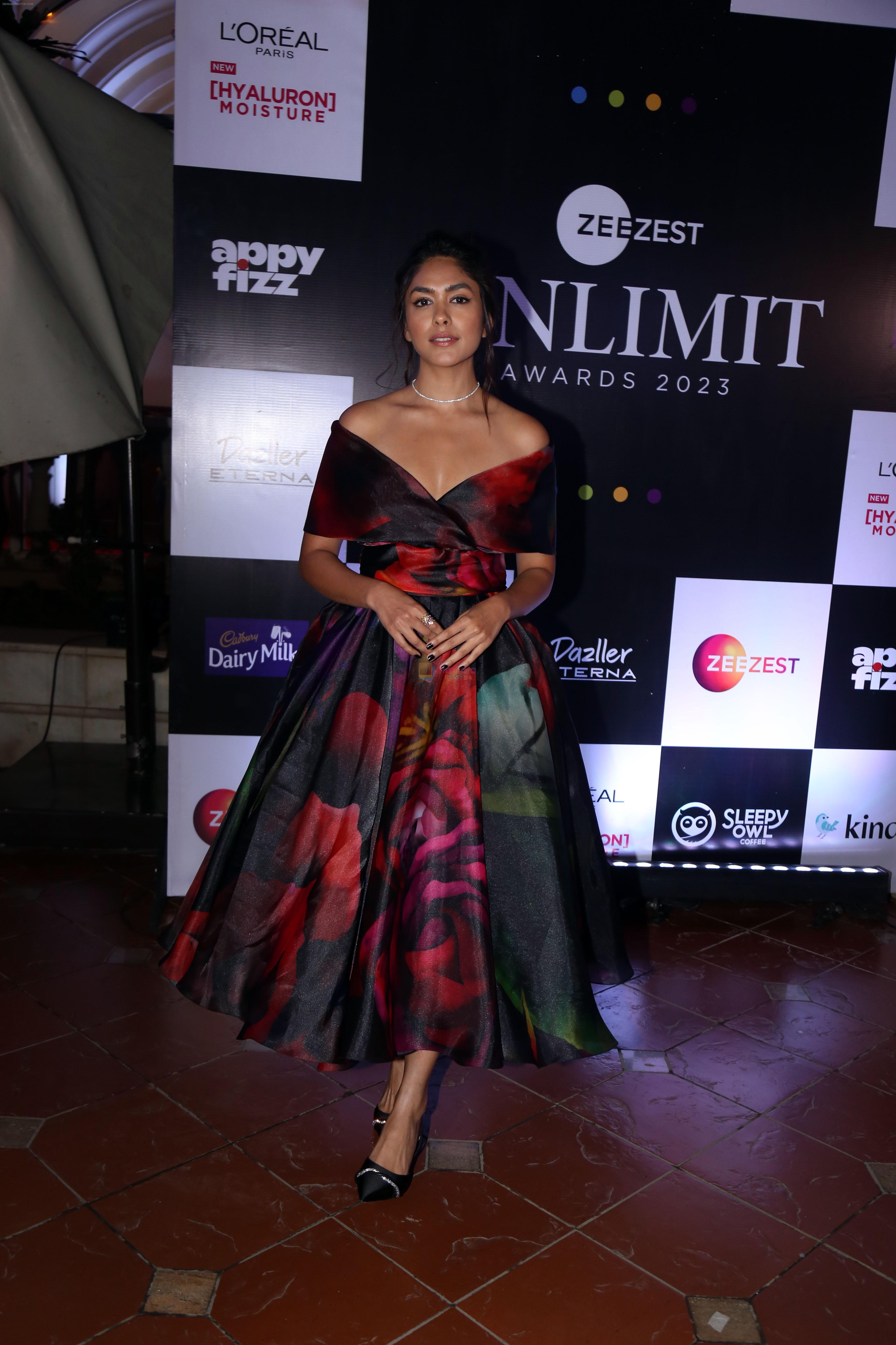 Mrunal Thakur at Zee Zest 1st UNLIMITED Awards 2023 on 21 Mar 2023