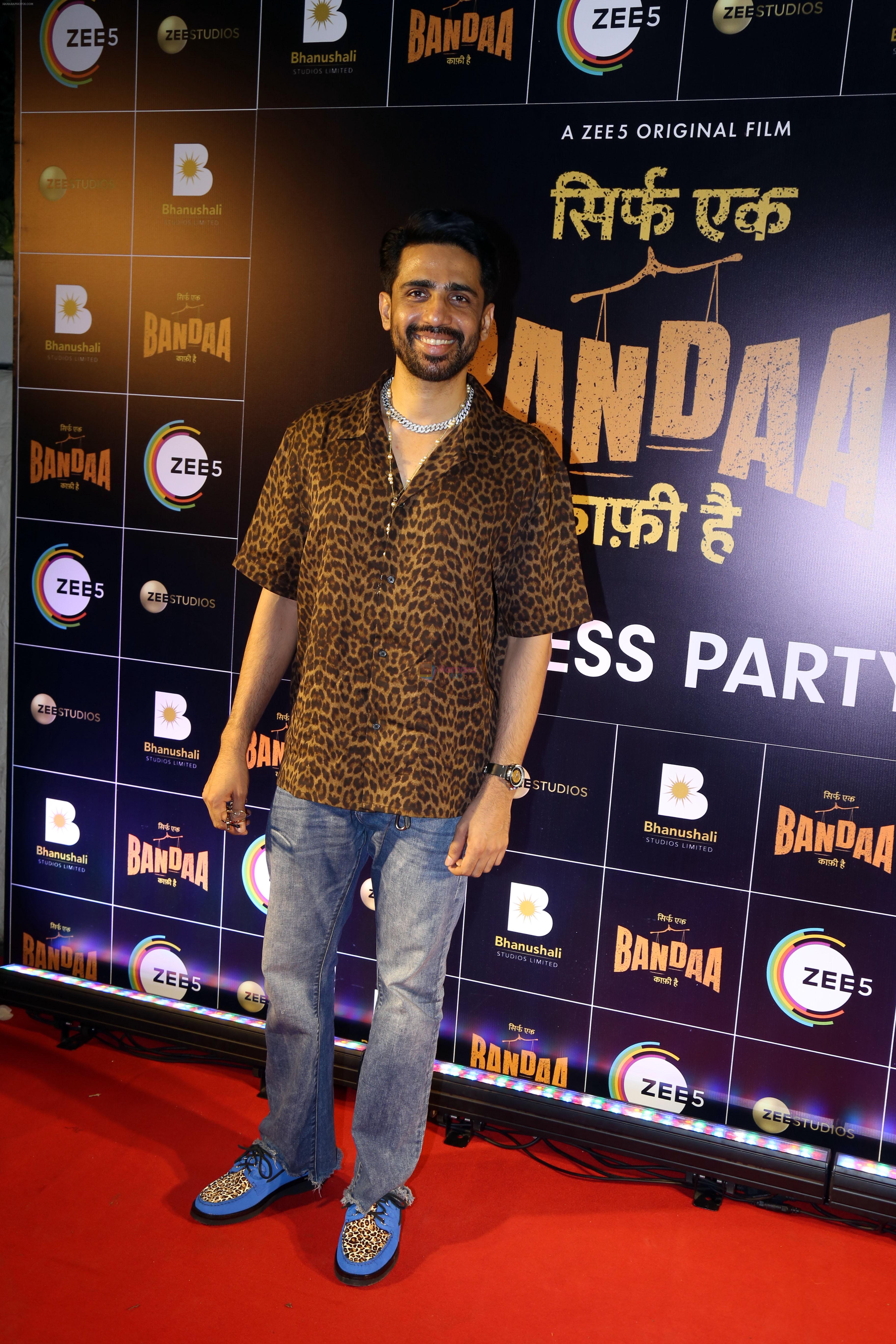 Gulshan Devaiah at Success Party Of Film Sirf Ek Bandaa Kaafi Hai