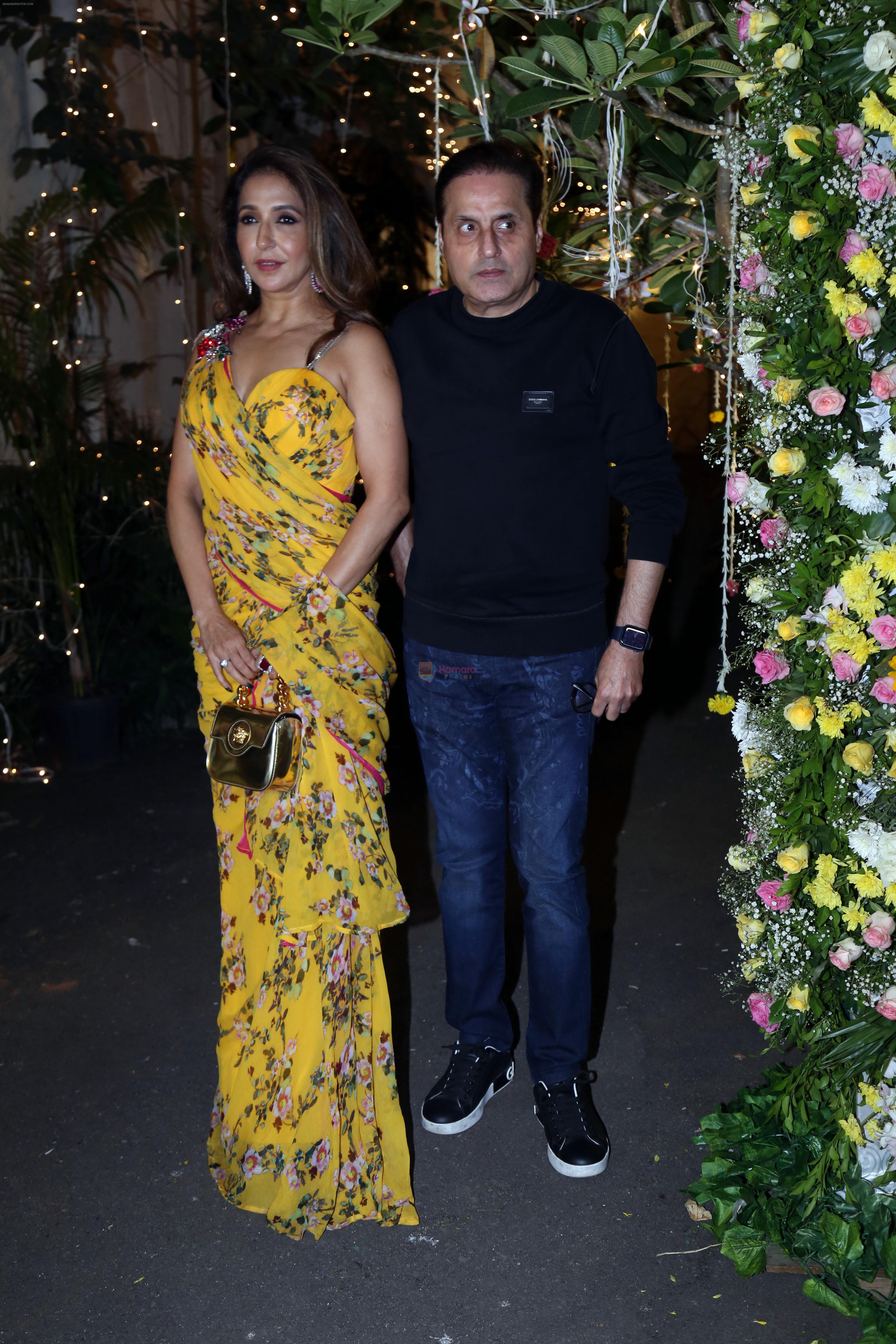 Krishika Lulla with spouse Sunil Lulla at Madhu Mantena and Ira Trivedi Mehendi Ceremony