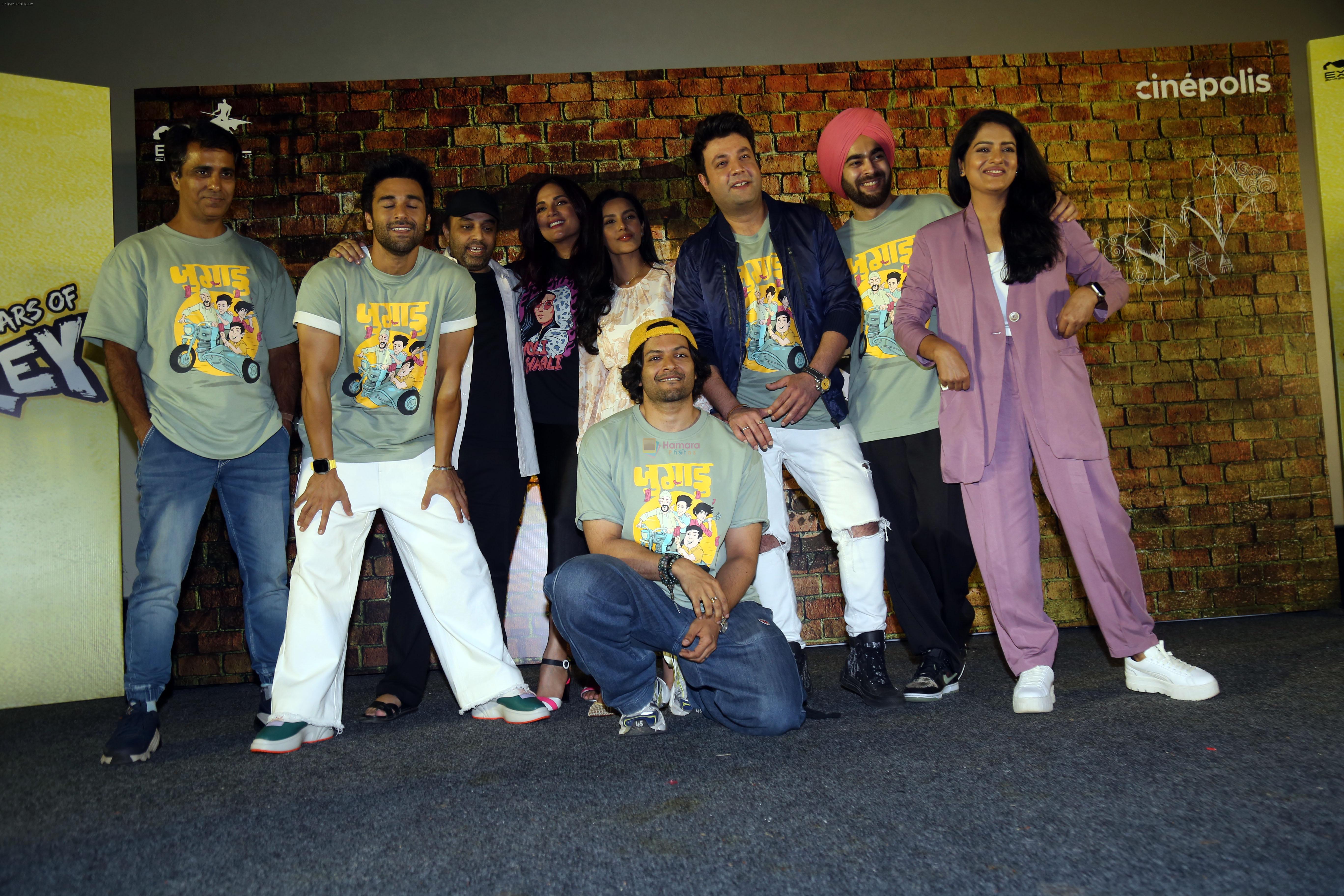 Richa Chadha, Ali Fazal, Pulkit Samrat, Varun Sharma, Priya Anand, Manjot Singh, Vishakha Singh, Ashraf Ul Haq at 10 year celebration of Fukrey at Fun Republic Mall on 13 Jun 2023