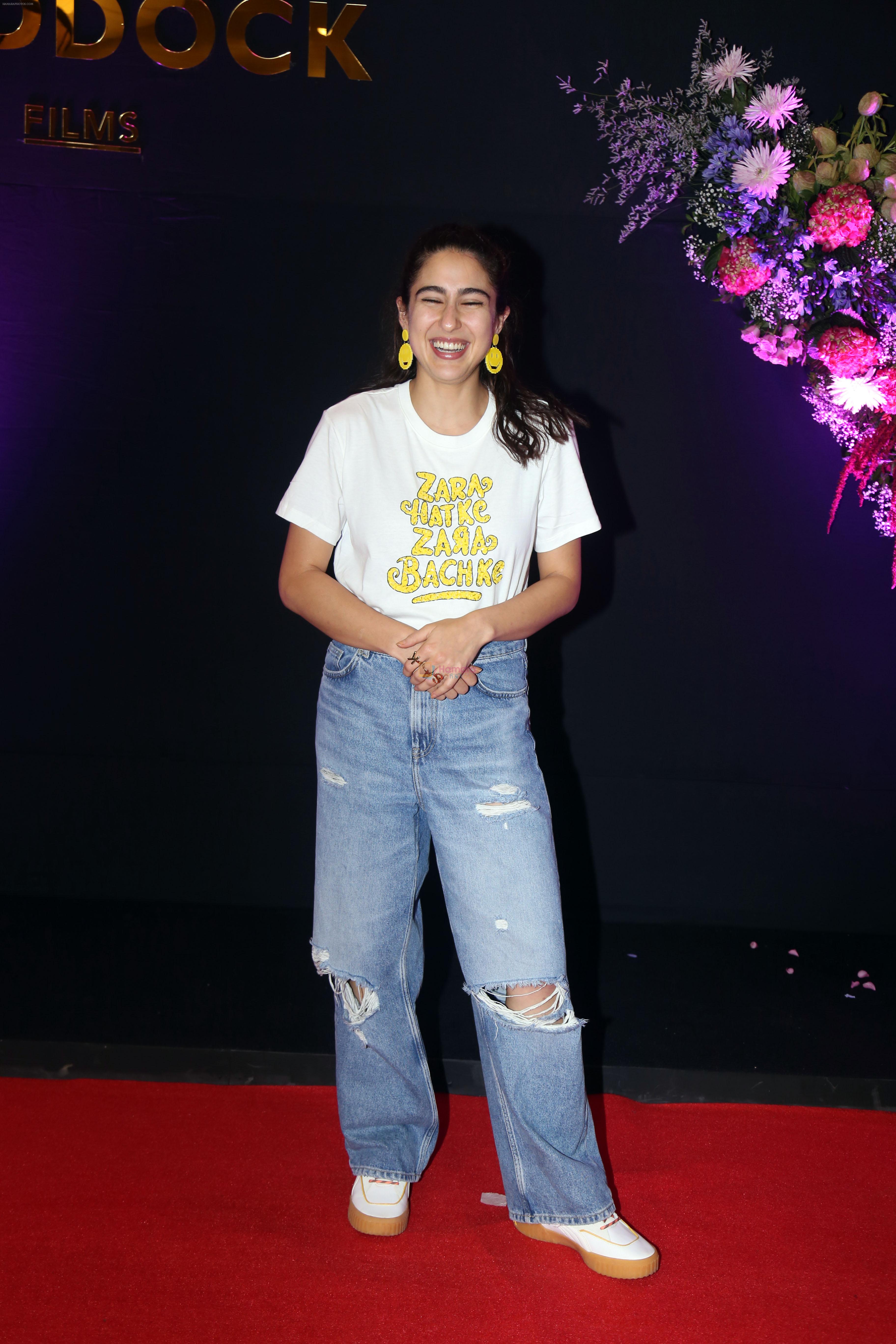 Sara Ali Khan at The Success Party of Film Zara Hatke Zara Bachke on 12 Jun 2023