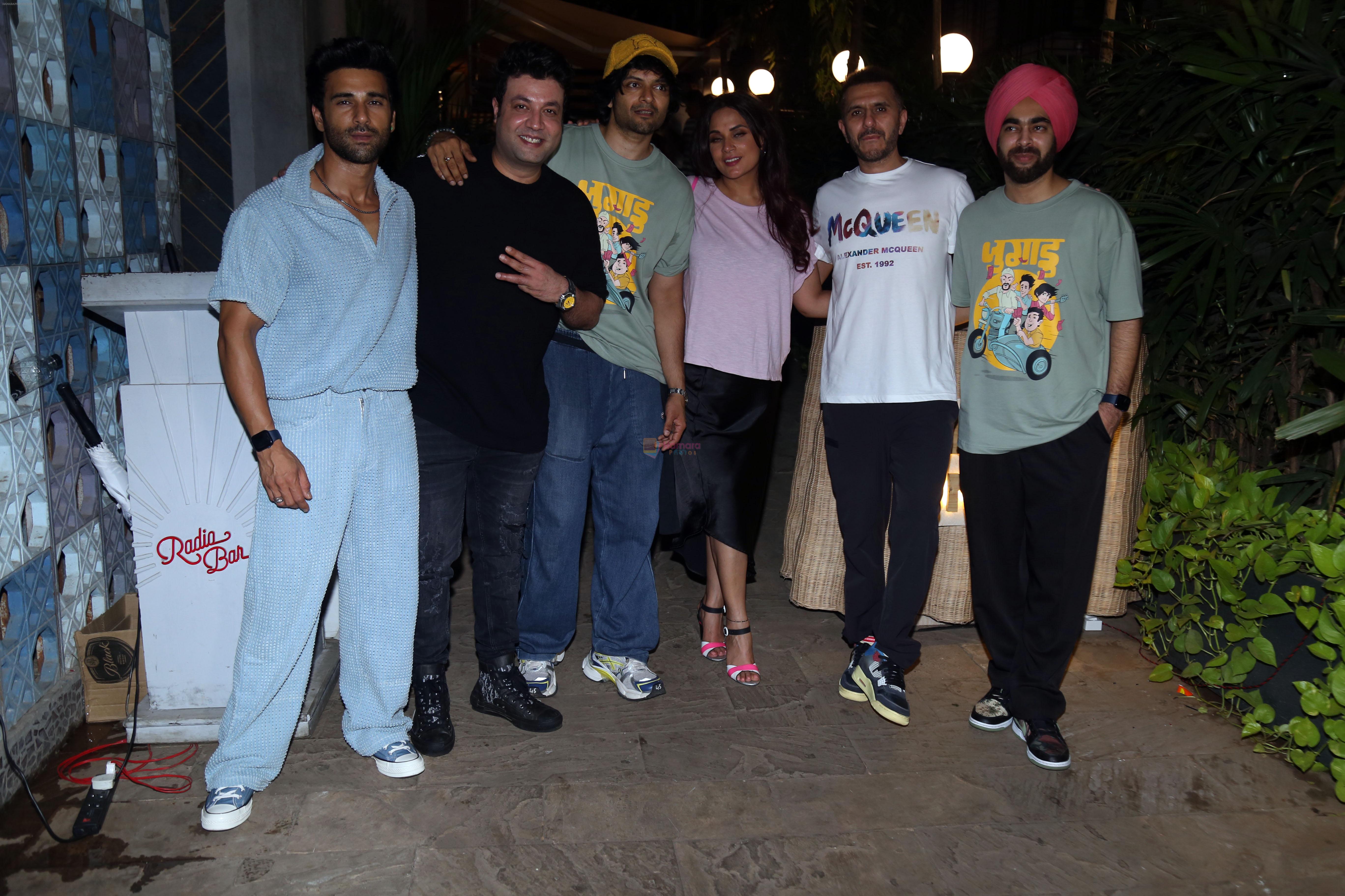 Pulkit Samrat, Varun Sharma, Ali Fazal, Richa Chadha, Ritesh Sidhwani, Manjot Singh at 10 glorious year celebration of film Fukrey on 13 Jun 2023