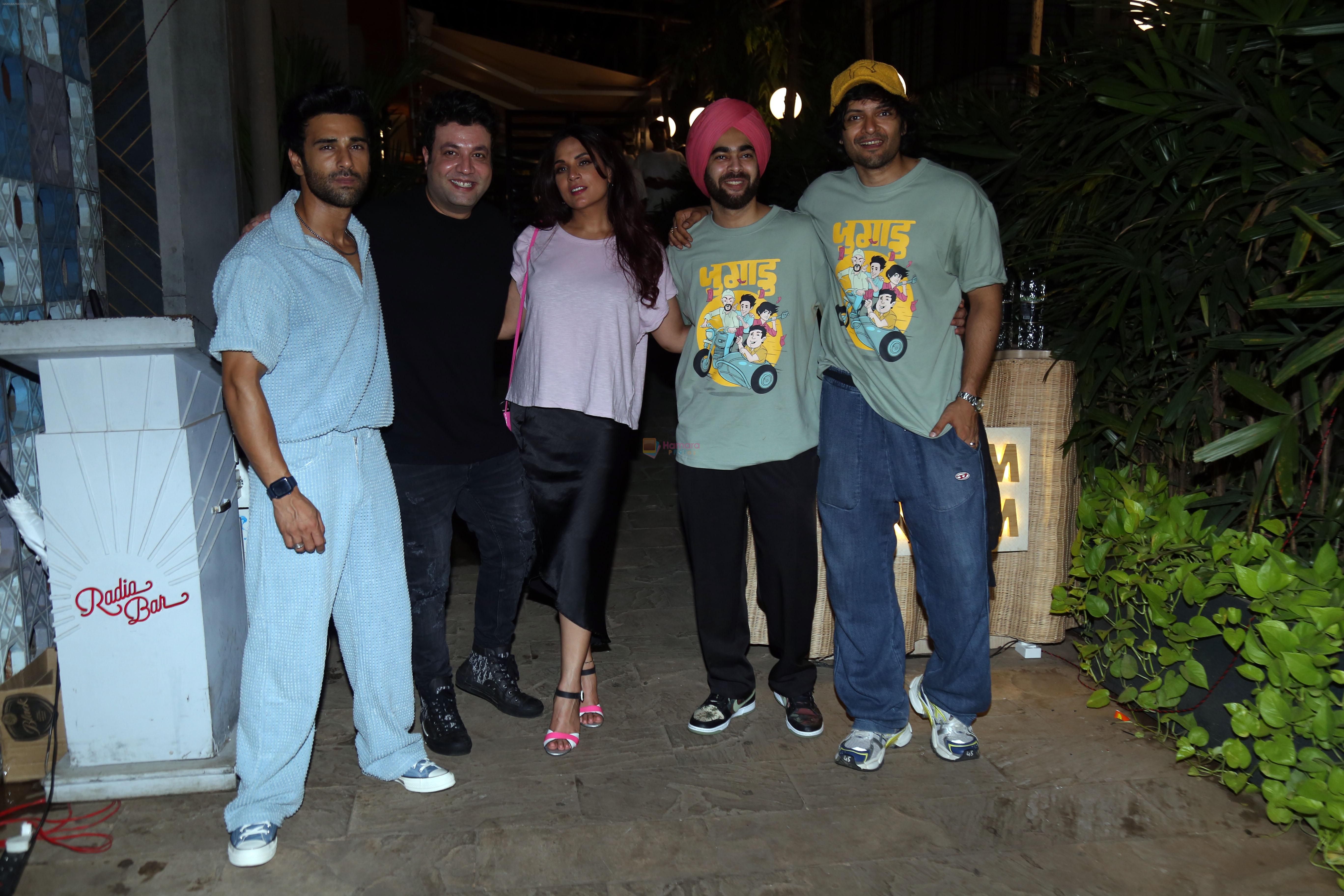 Pulkit Samrat, Varun Sharma, Ali Fazal, Richa Chadha, Manjot Singh at 10 glorious year celebration of film Fukrey on 13 Jun 2023