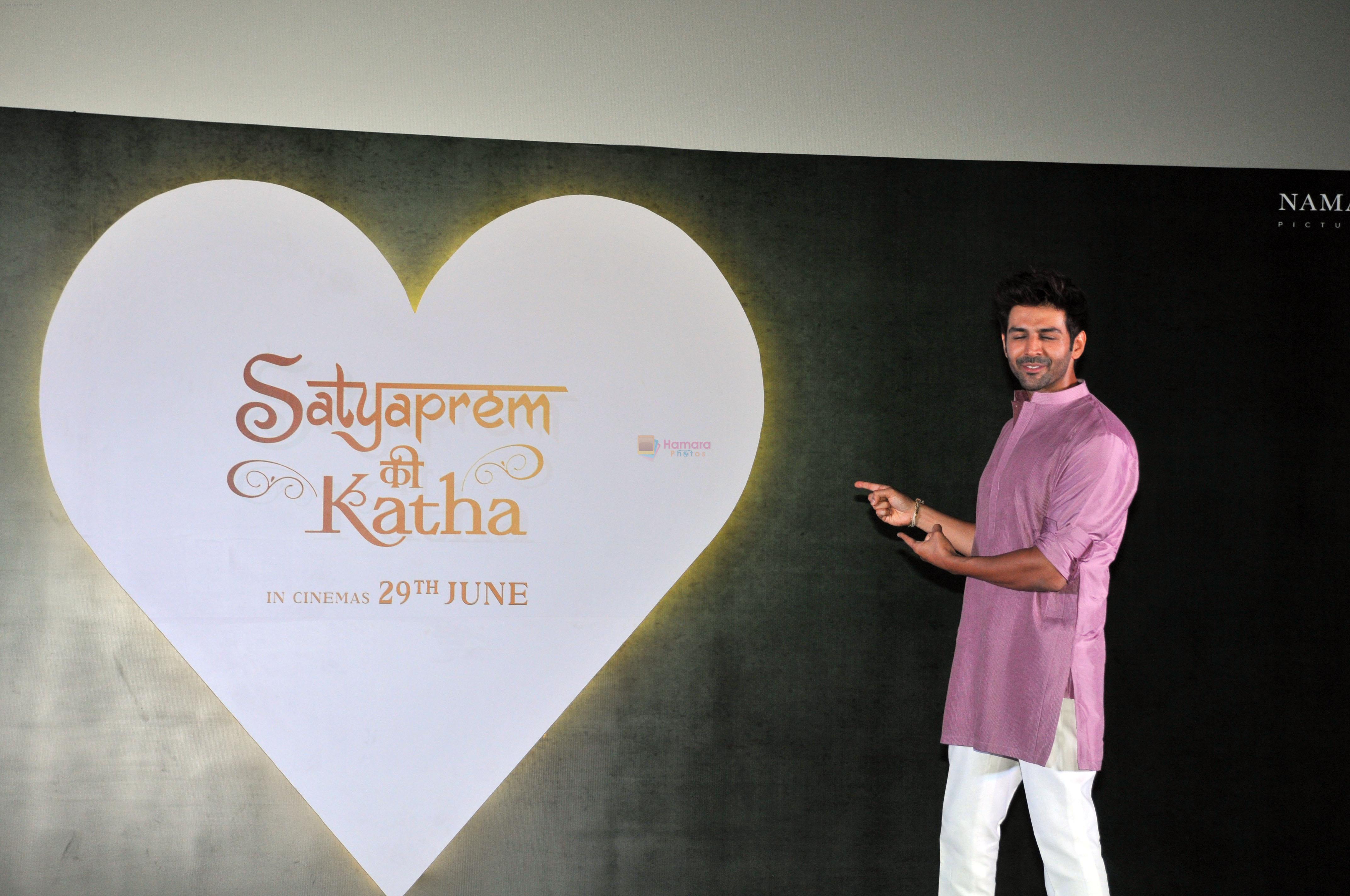 Kartik Aaryan promote song launch of Sun Sajni from movie Satyaprem Ki Katha on 21 Jun 2023