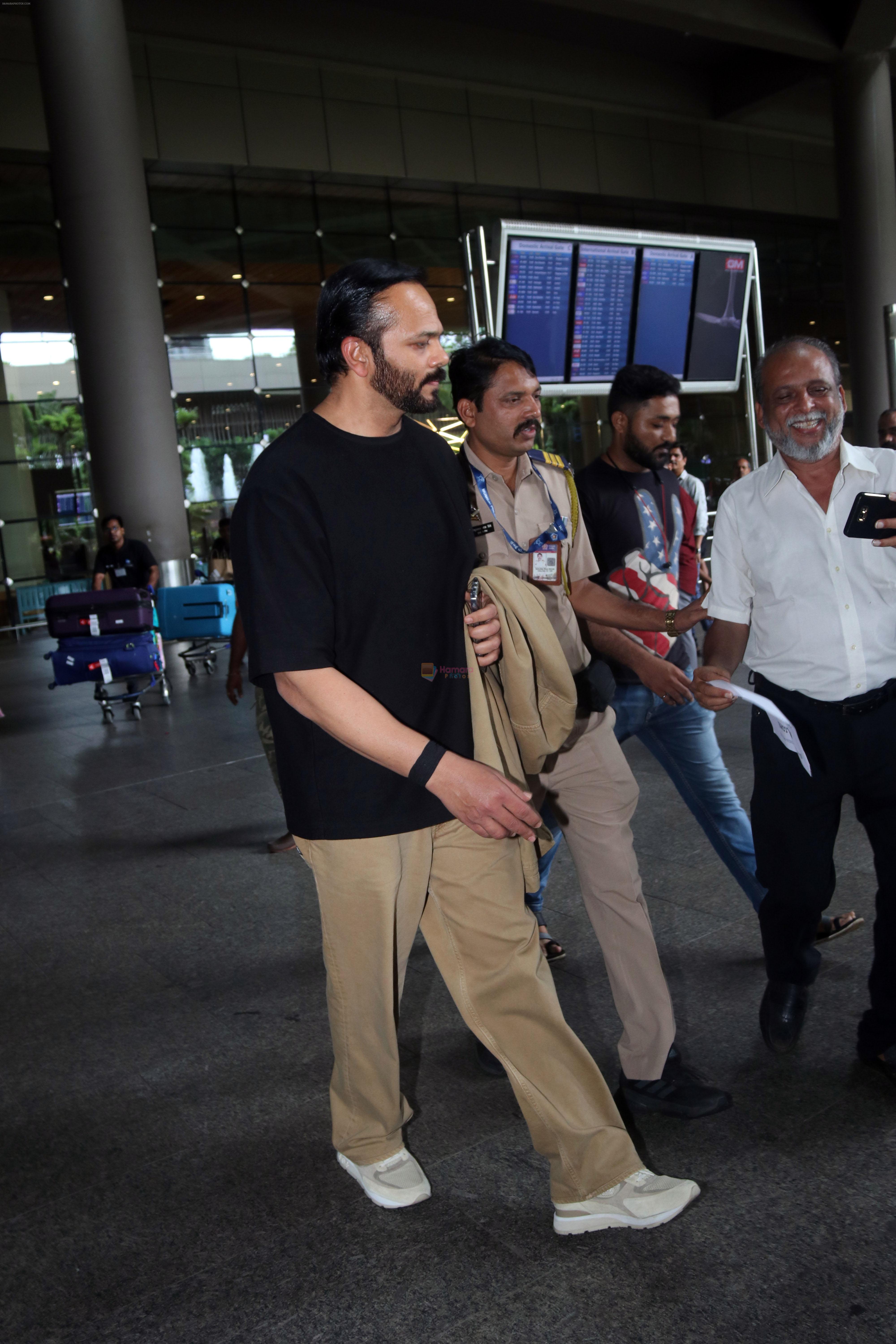 Rohit Shetty seen at the airport on 4 July 2023