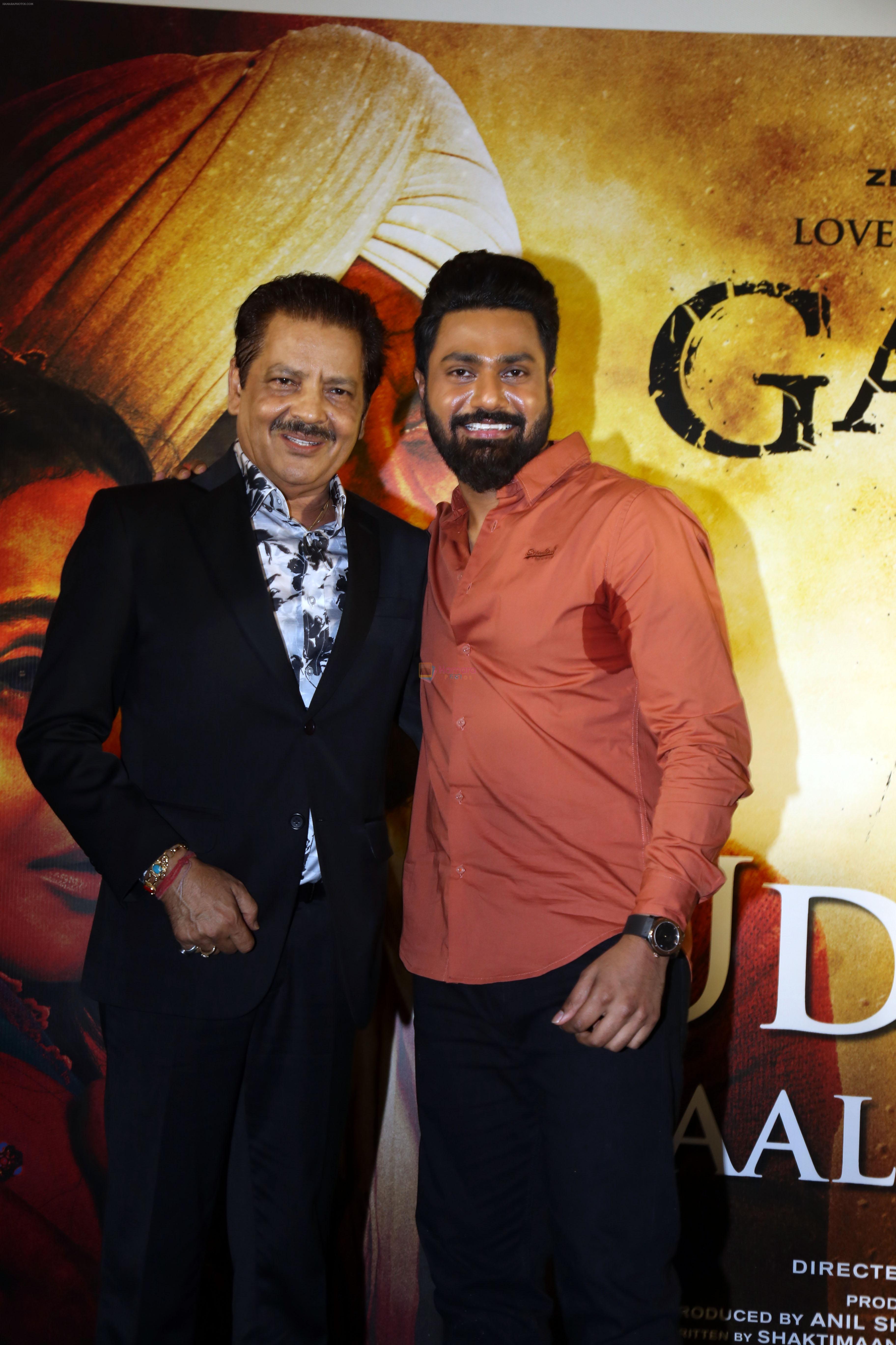 Udit Narayan, Mithoon at the Press Conference Of film Gadar 2 first Song Udd Jaa Kaale Kaava on 5 July 2023