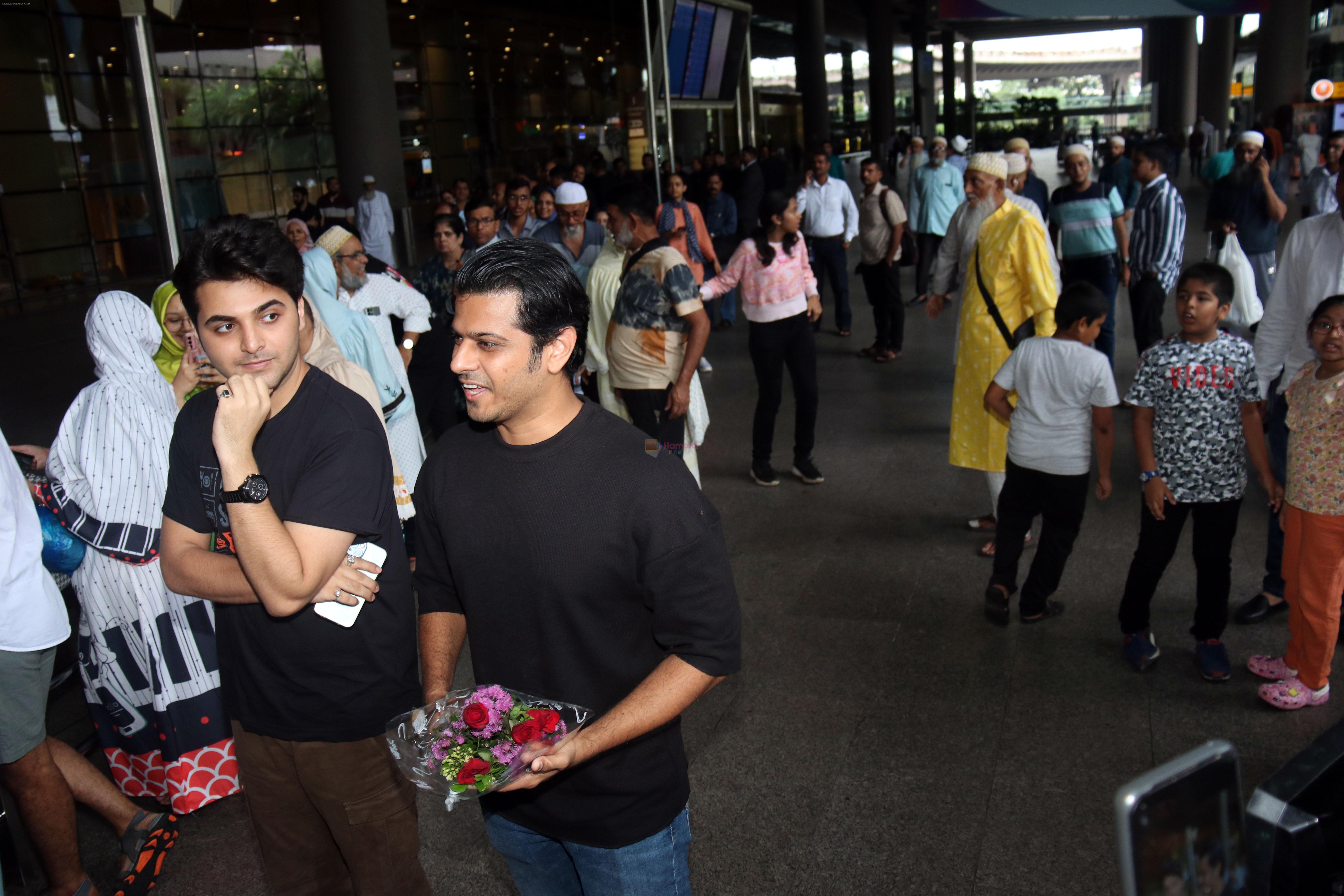 Neil Bhatt Khatron Ke Khiladi Season 13 Team seen at the Airport on 5 July 2023